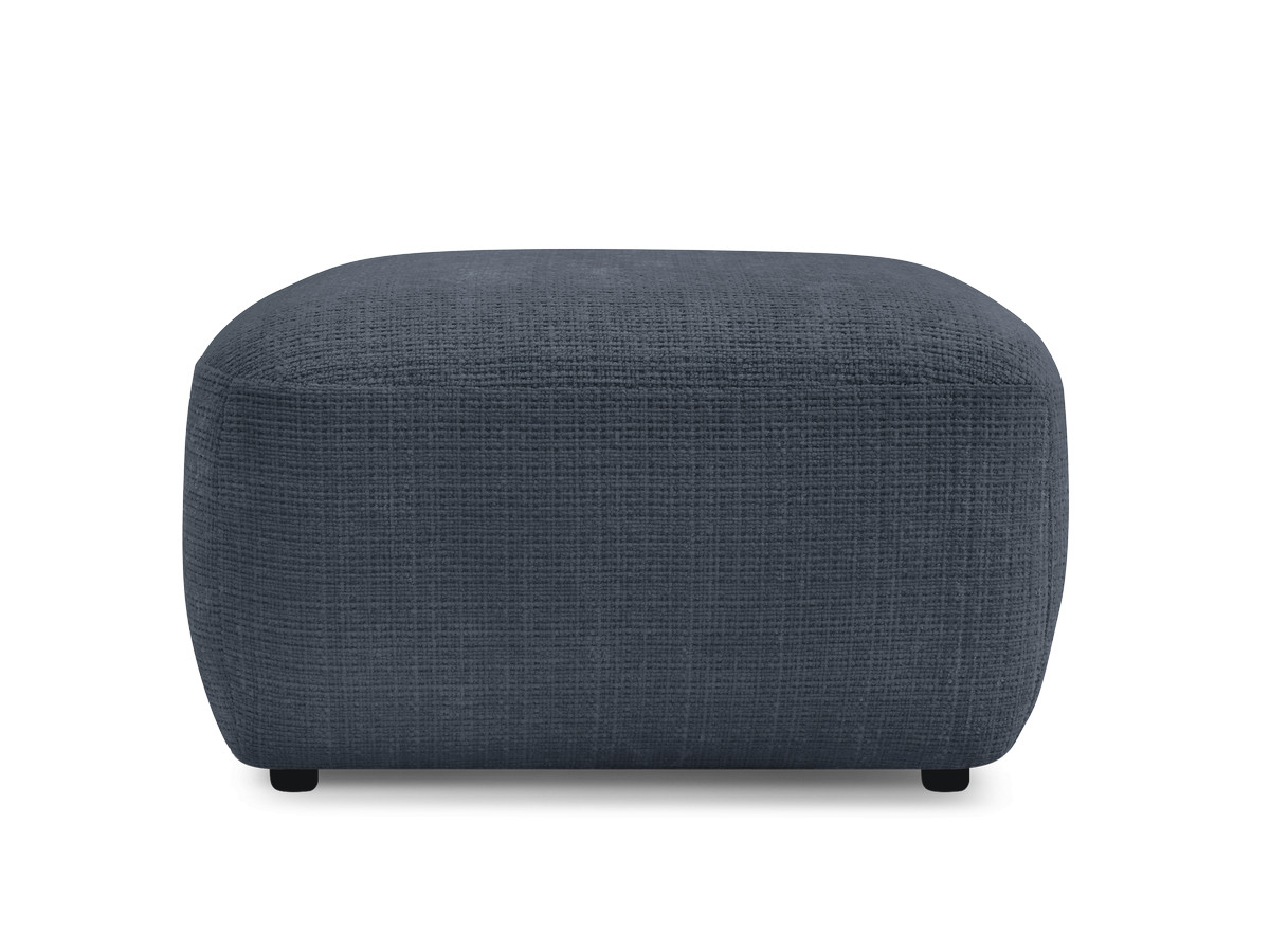 Bobochic Denise Pouf Strukturstoff Dunkelblau