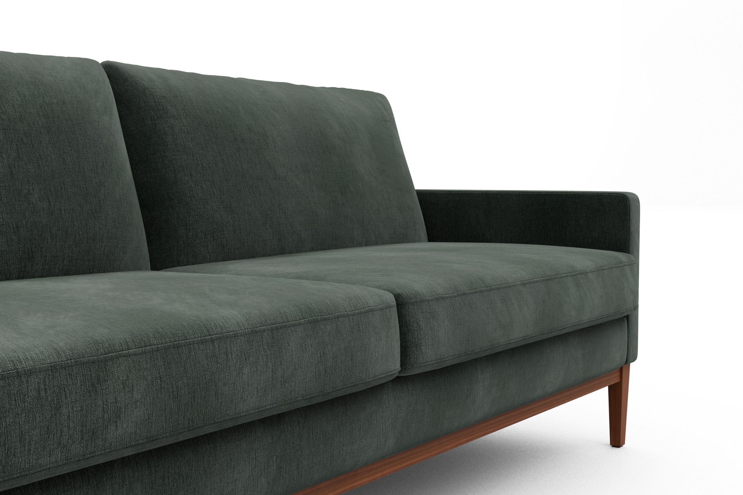 Sofa Bodo 2,5-Sitzer Smooth-Laurel-Green