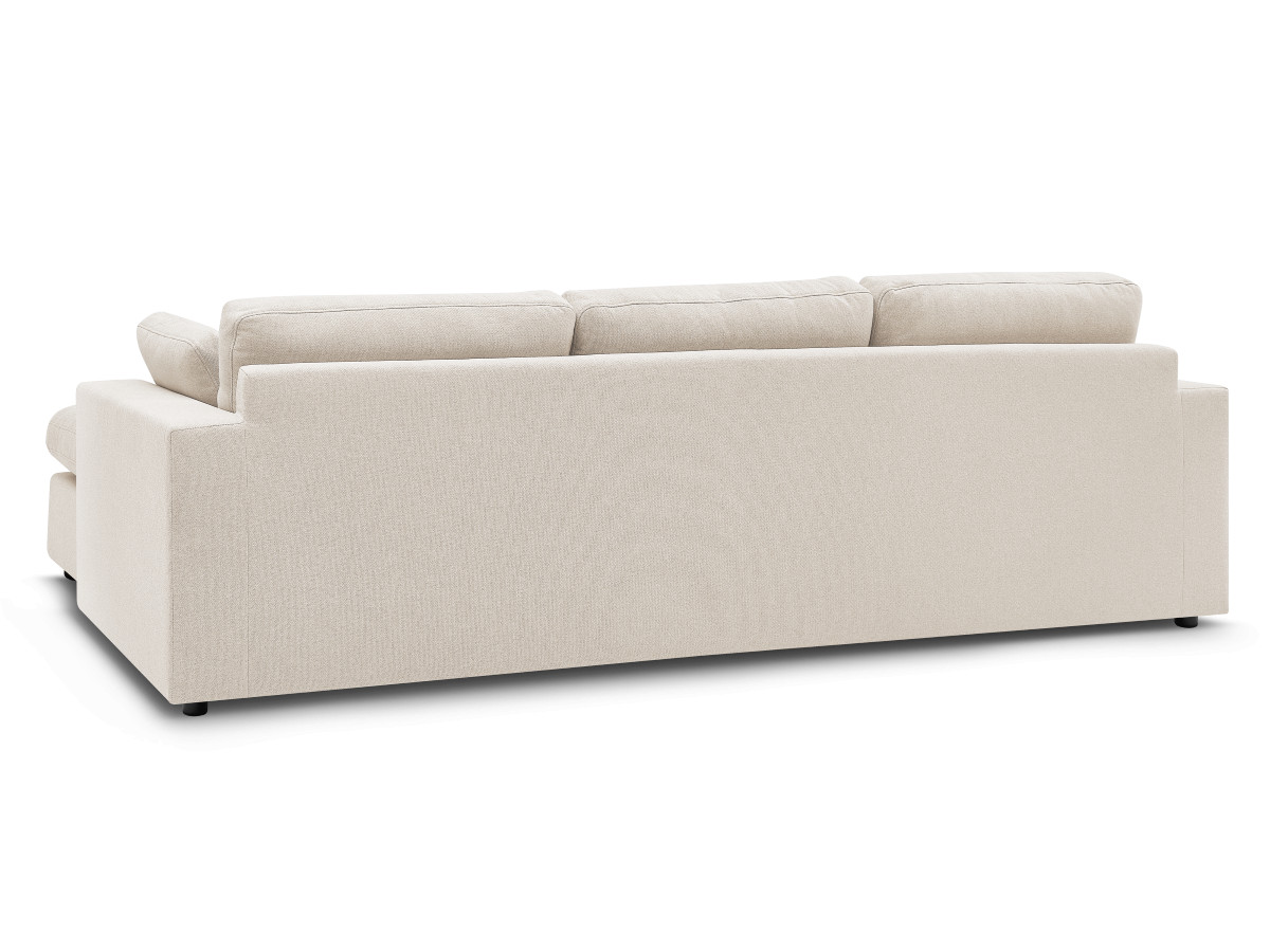 Bobochic Belair Ecksofa 220 × 139 cm Stoff Beige
