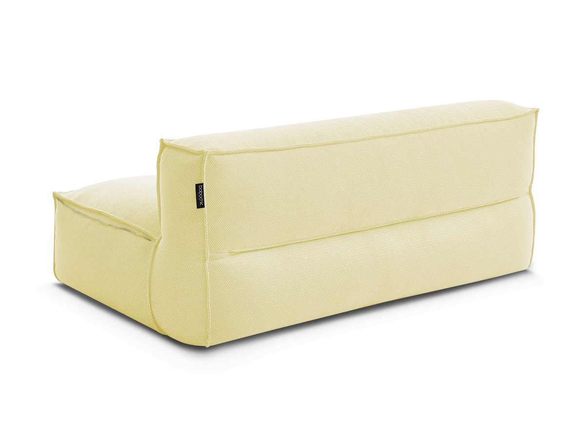 Bobochic Biarritz Sofamodul 2-Sitzer Melange-Stoff Gelb