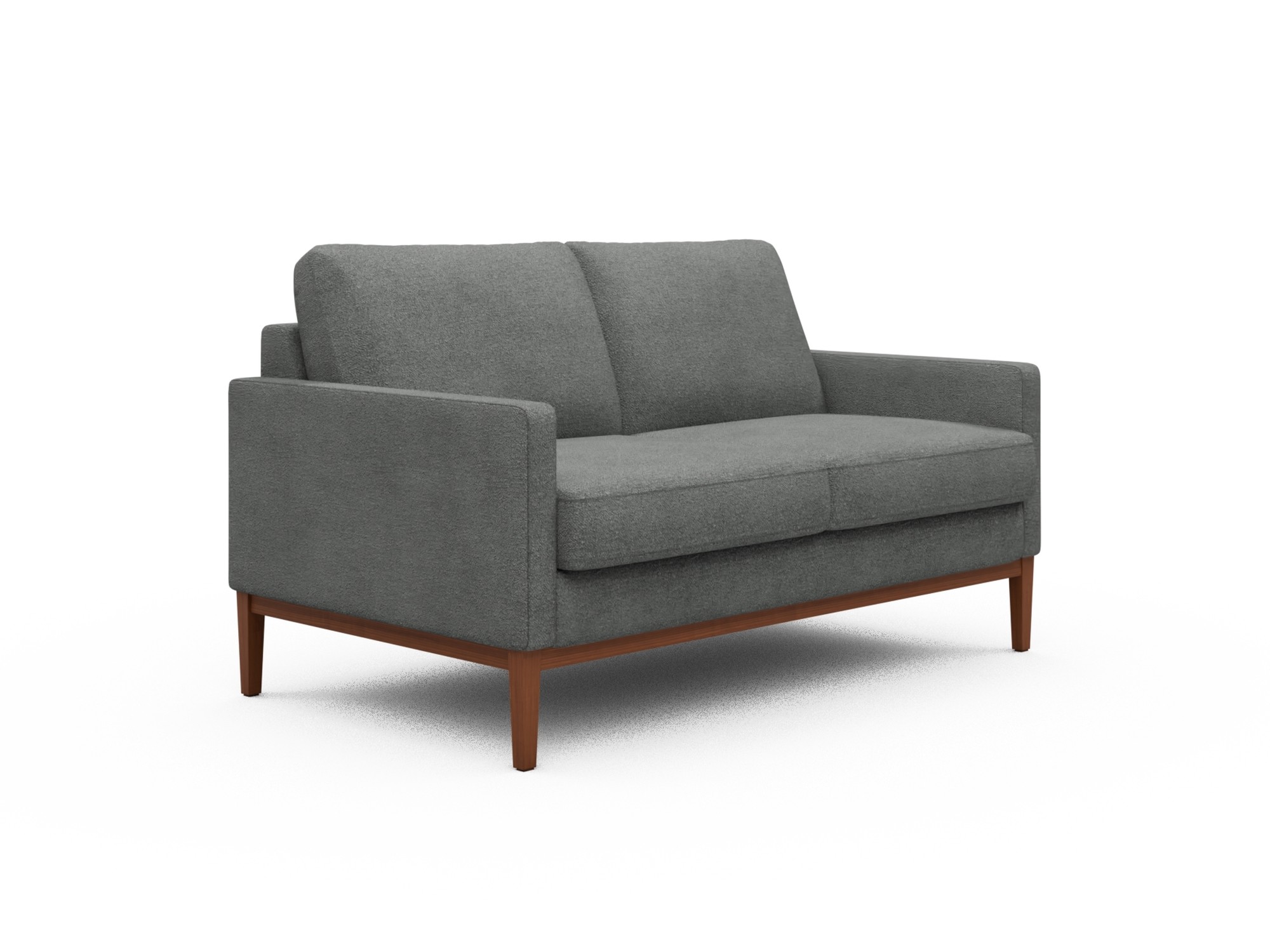 Skandi Home Sofa Bodo 2-Sitzer Boucle-Ash-Grey moebelfaktor