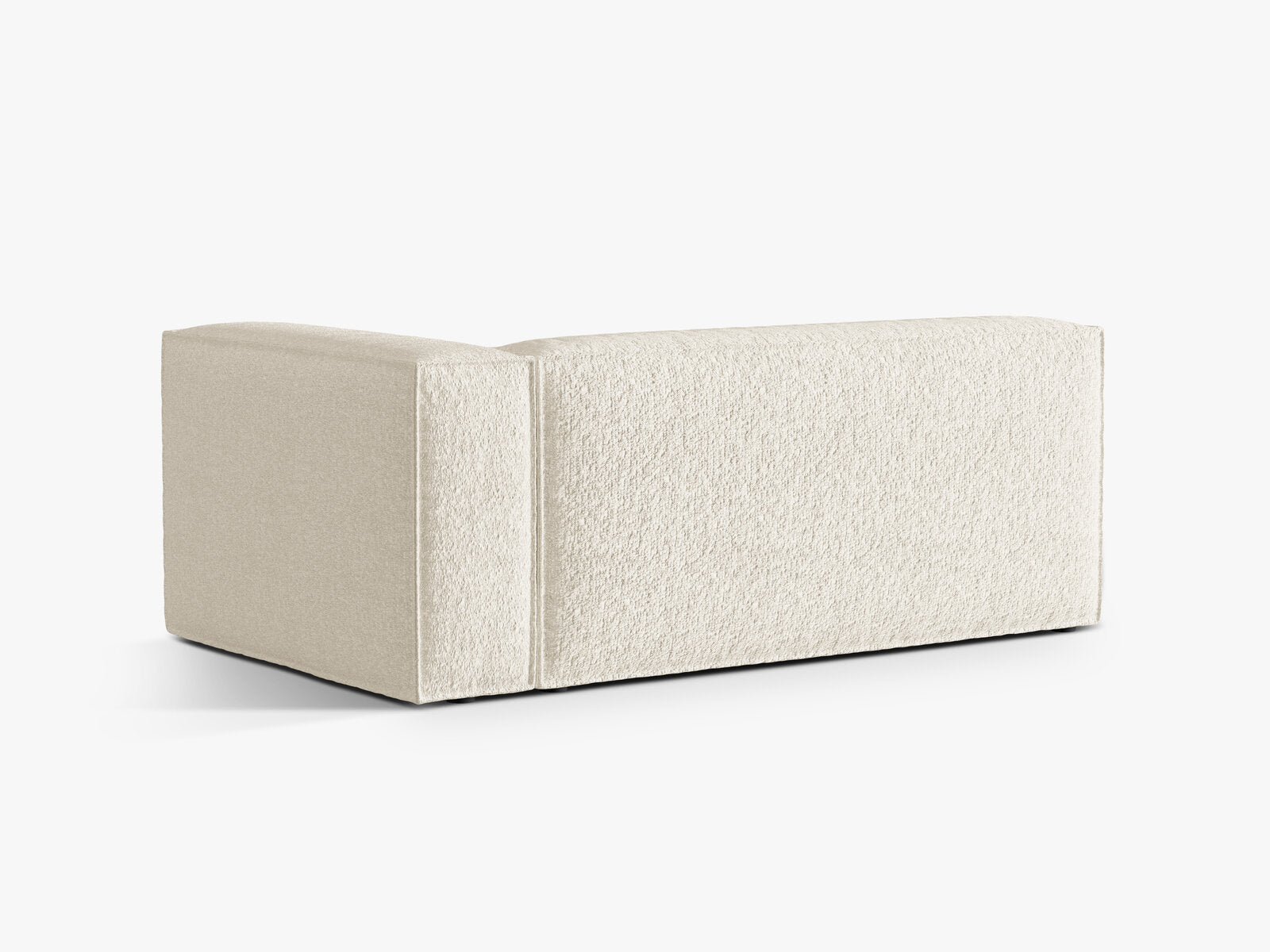 Micadoni Modul Nuria Groß 3-Sitzer Rechts Boucle Elfenbein