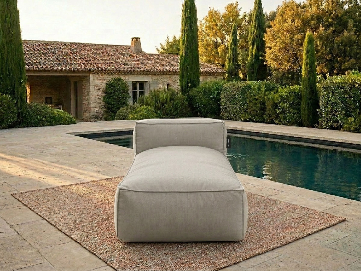 Bobochic Giulia Méridienne-Modul Stoff Beige