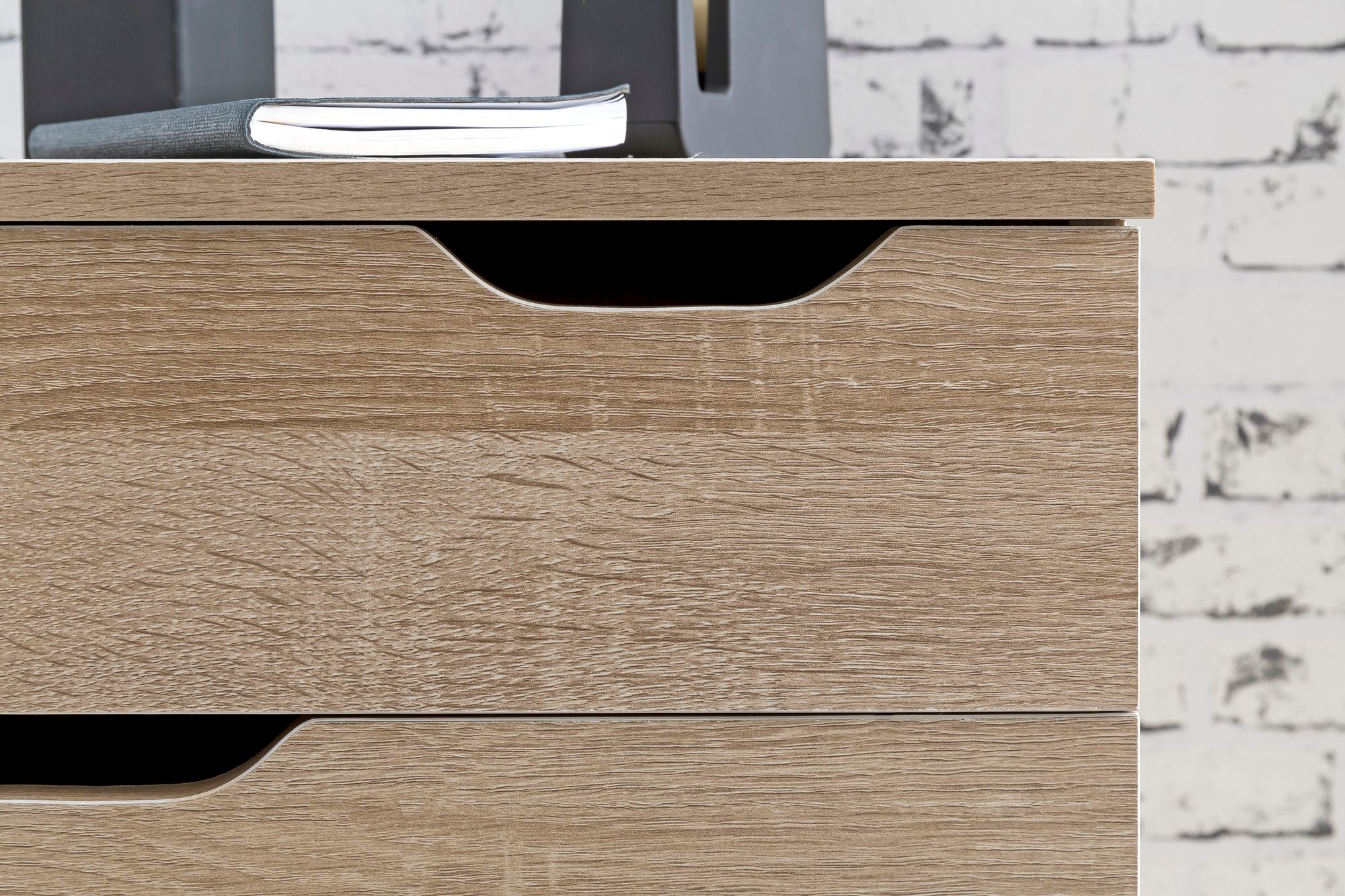 Rollcontainer Lystrup Braun 40 × 40 × 60 cm