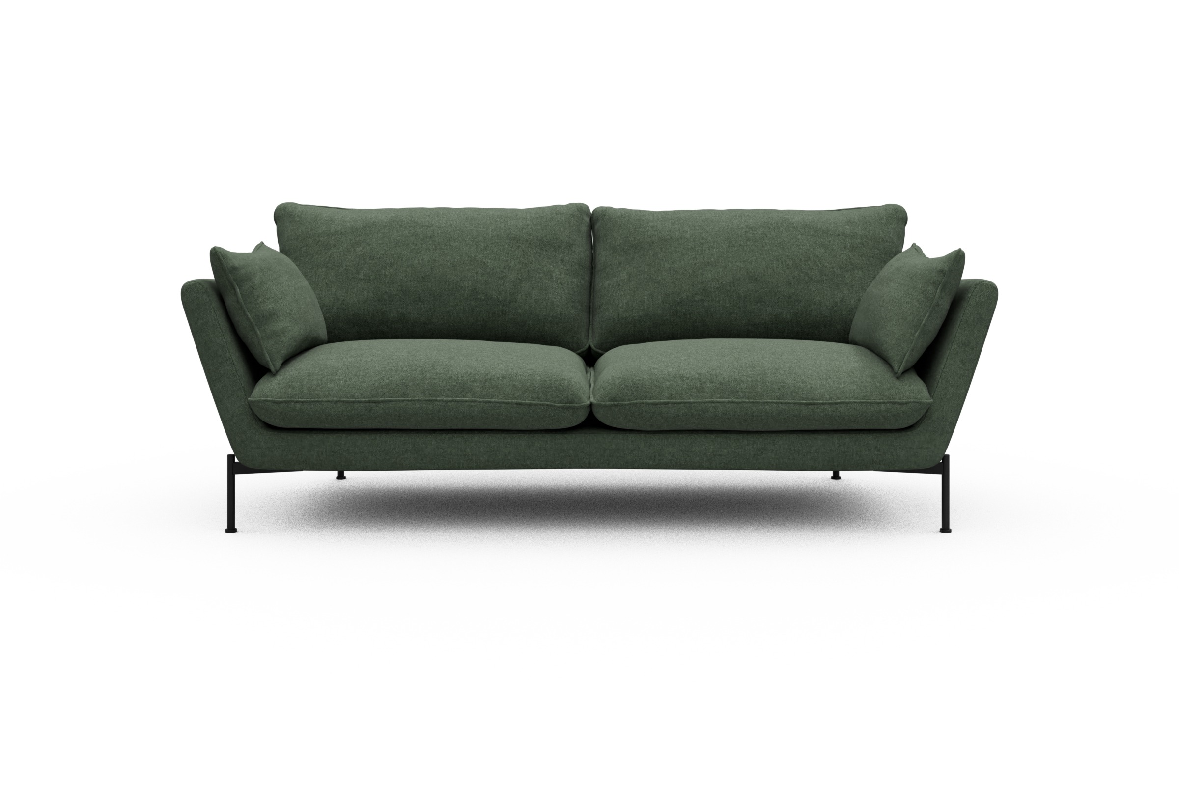 Skandi Home Sofa Anton 3-Sitzer Casone-Forest-Green moebelfaktor