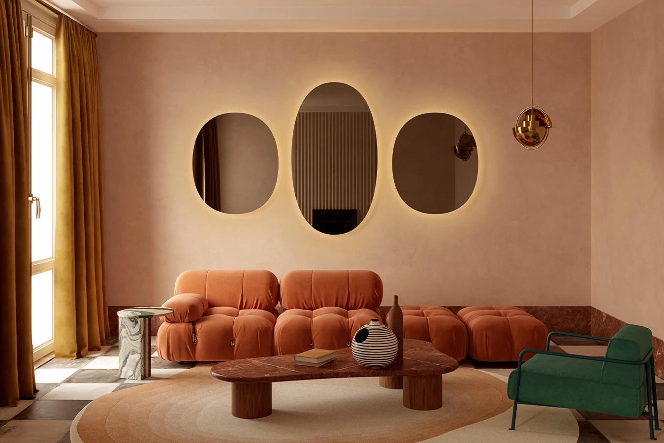 deKnudt Brio Bronze M – Raumansicht 3