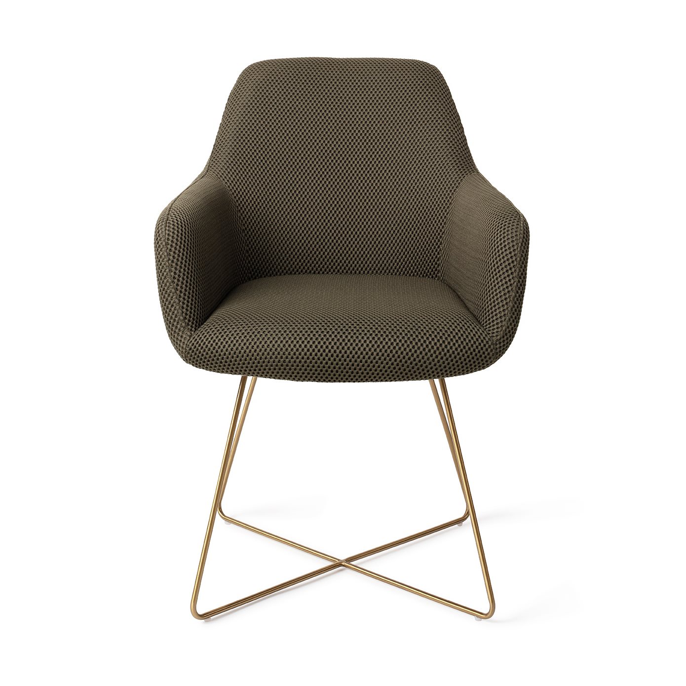 Jesper Home Esszimmerstuhl Hiroo Jungle-Jewel Cross Gold moebelfaktor