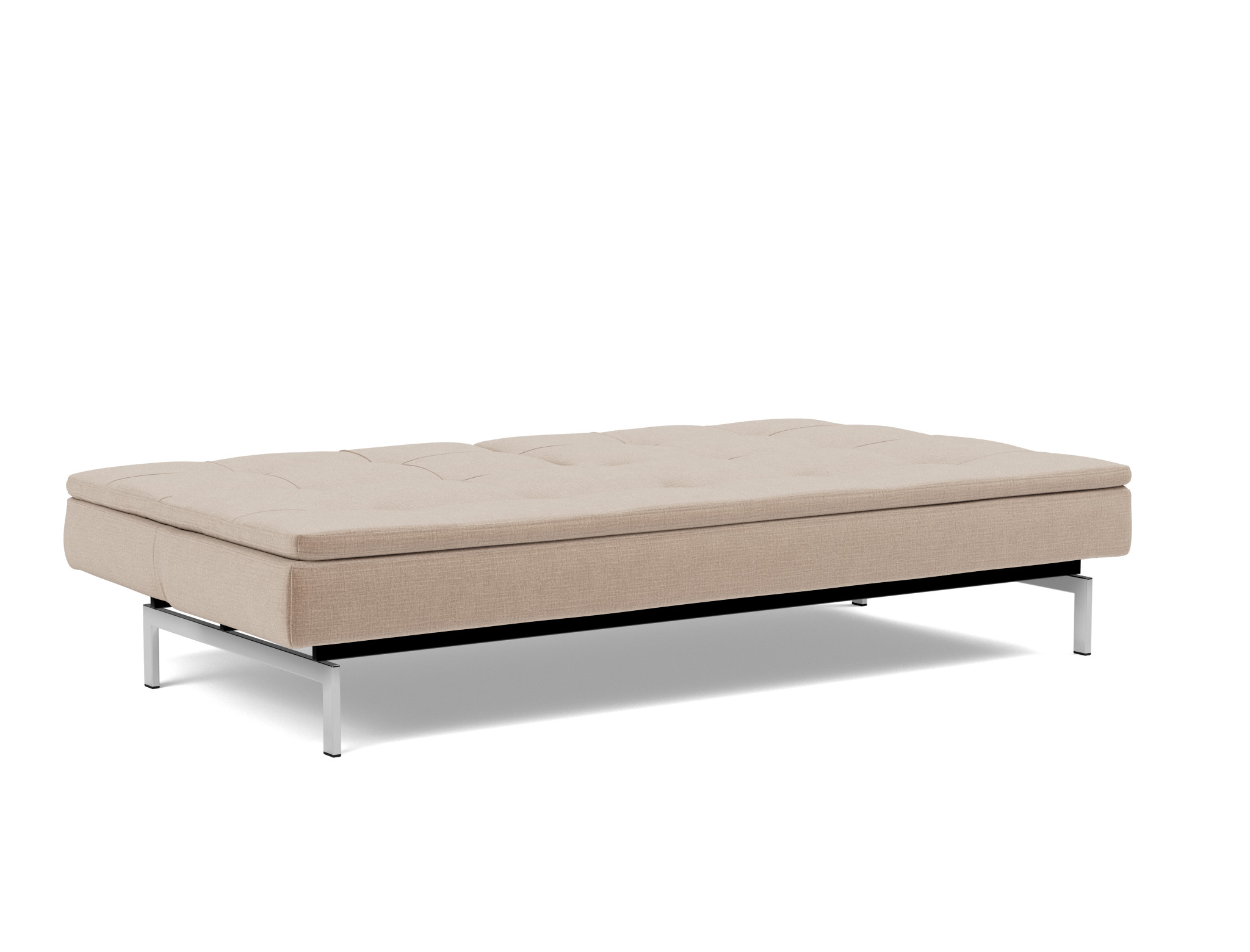 Schlafsofa Dublexo Chenille Esina 417-Mocha Beine Chrom