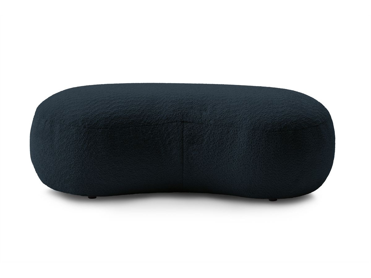 Bobochic Saint-germain Pouf Bouclé-Stoff Dunkelblau