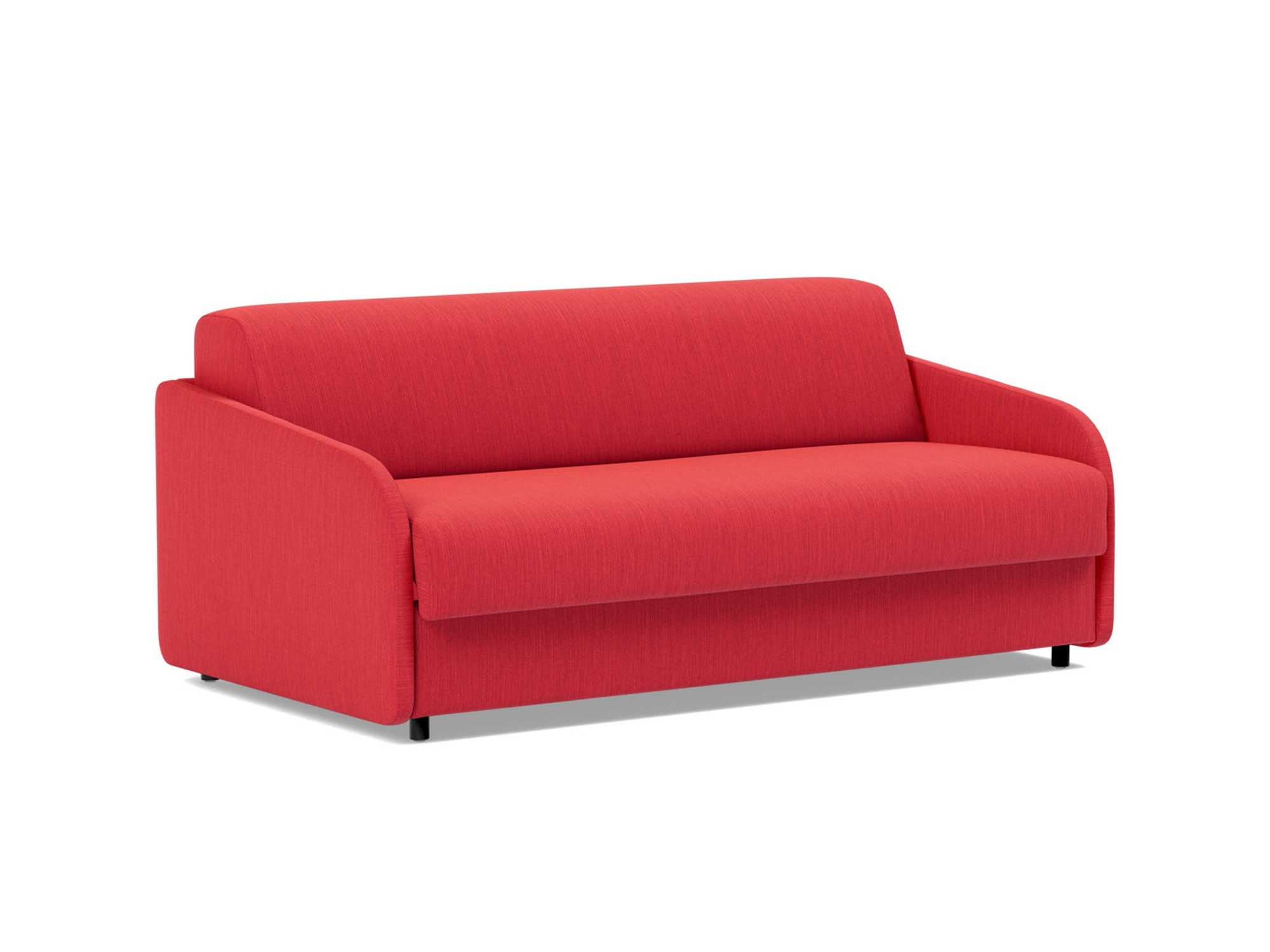 Schlafsofa Eivor mit Taschenfederkernmatratze 140 Flachgewebe Elegance 511-Red