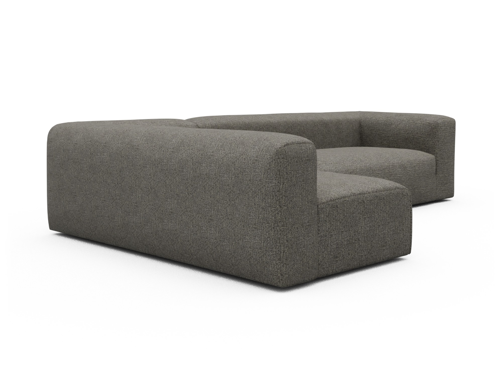 Skandi Home Ecksofa Fred 2x 2,5-Sitzer links offen Carreno-Sepie-Brown moebelfaktor