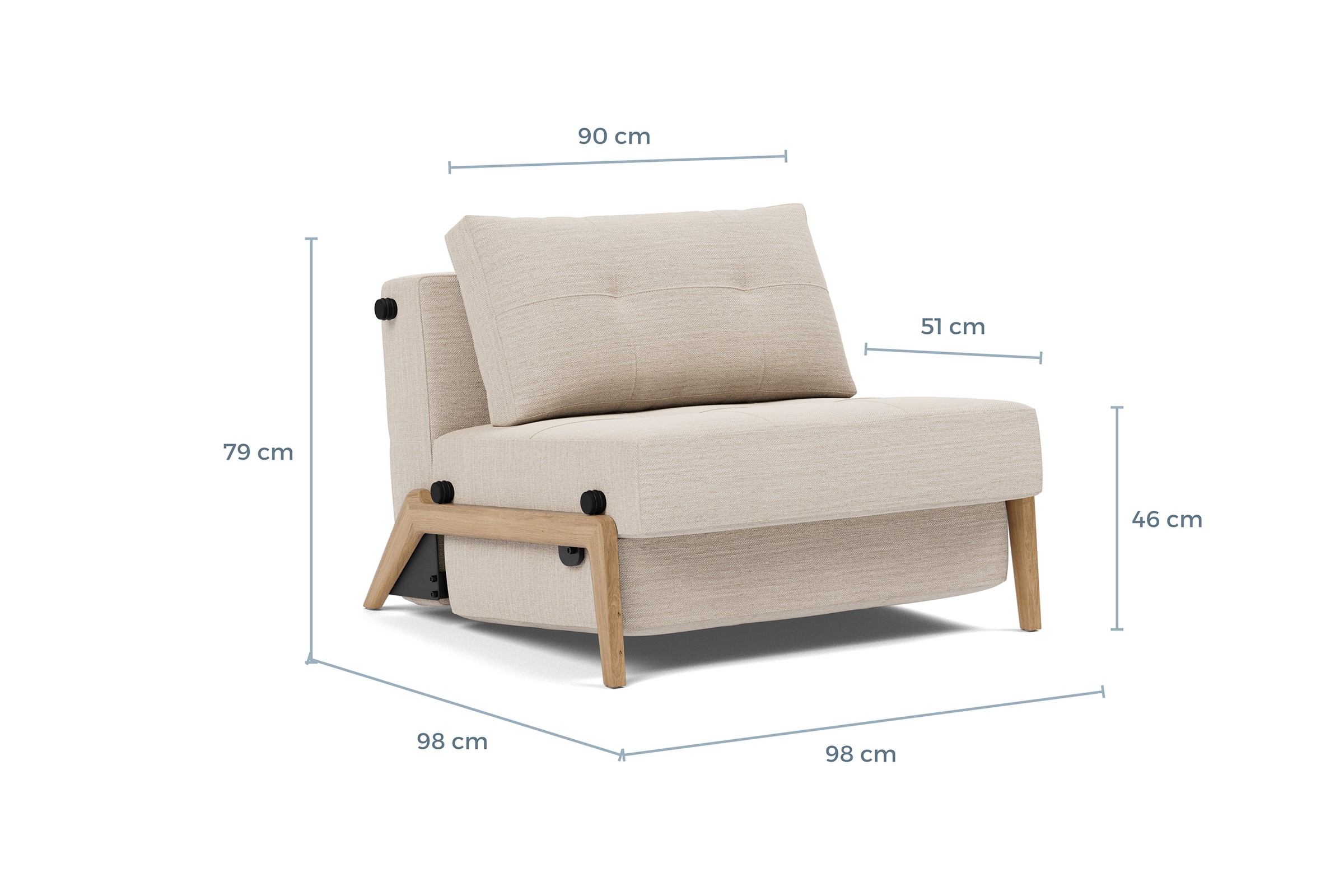 Schlafsessel Cubed 90