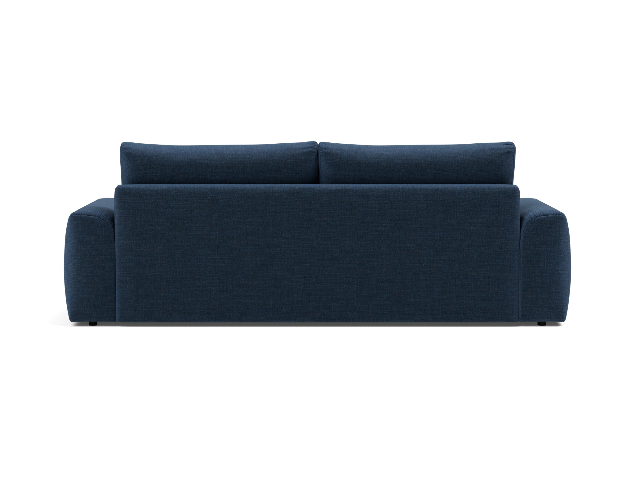 Schlafsofa Norum mit Chunky-Armlehnen Chenille Esina 414-Indigo-Blue