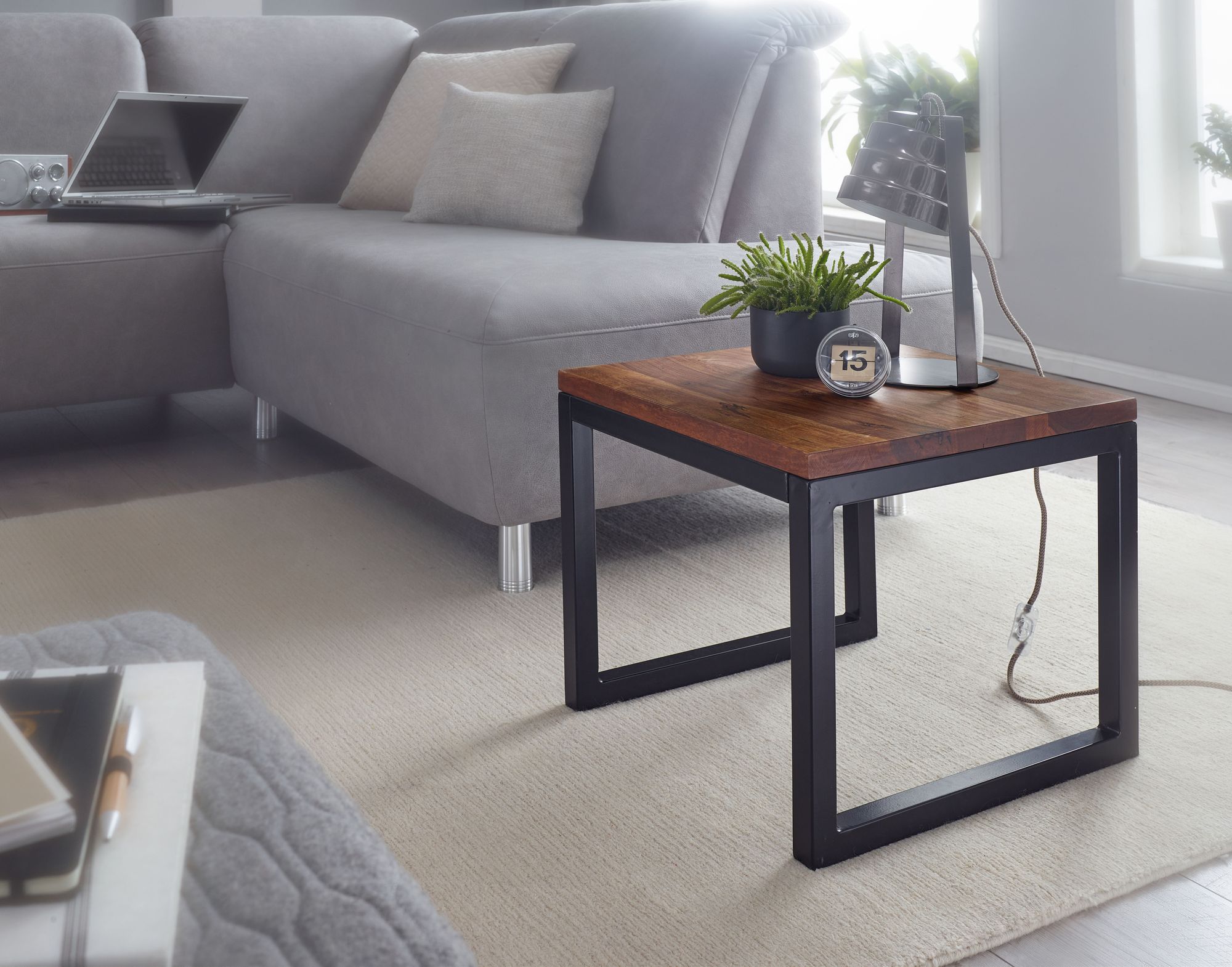 Beistelltisch Vinding Massivholz Braun 45 × 45 × 40 cm