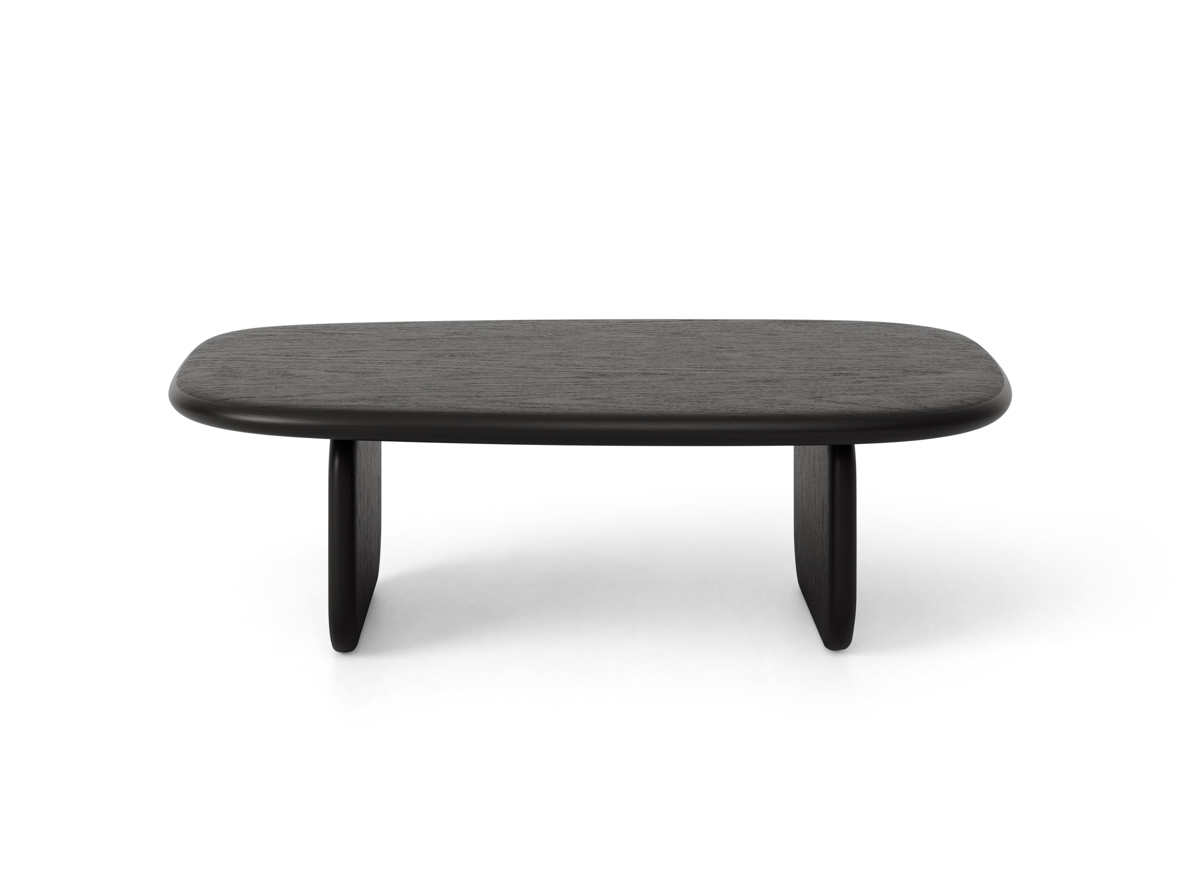 Micadoni Lana Kaffeetisch 110 cm Schwarze Eiche