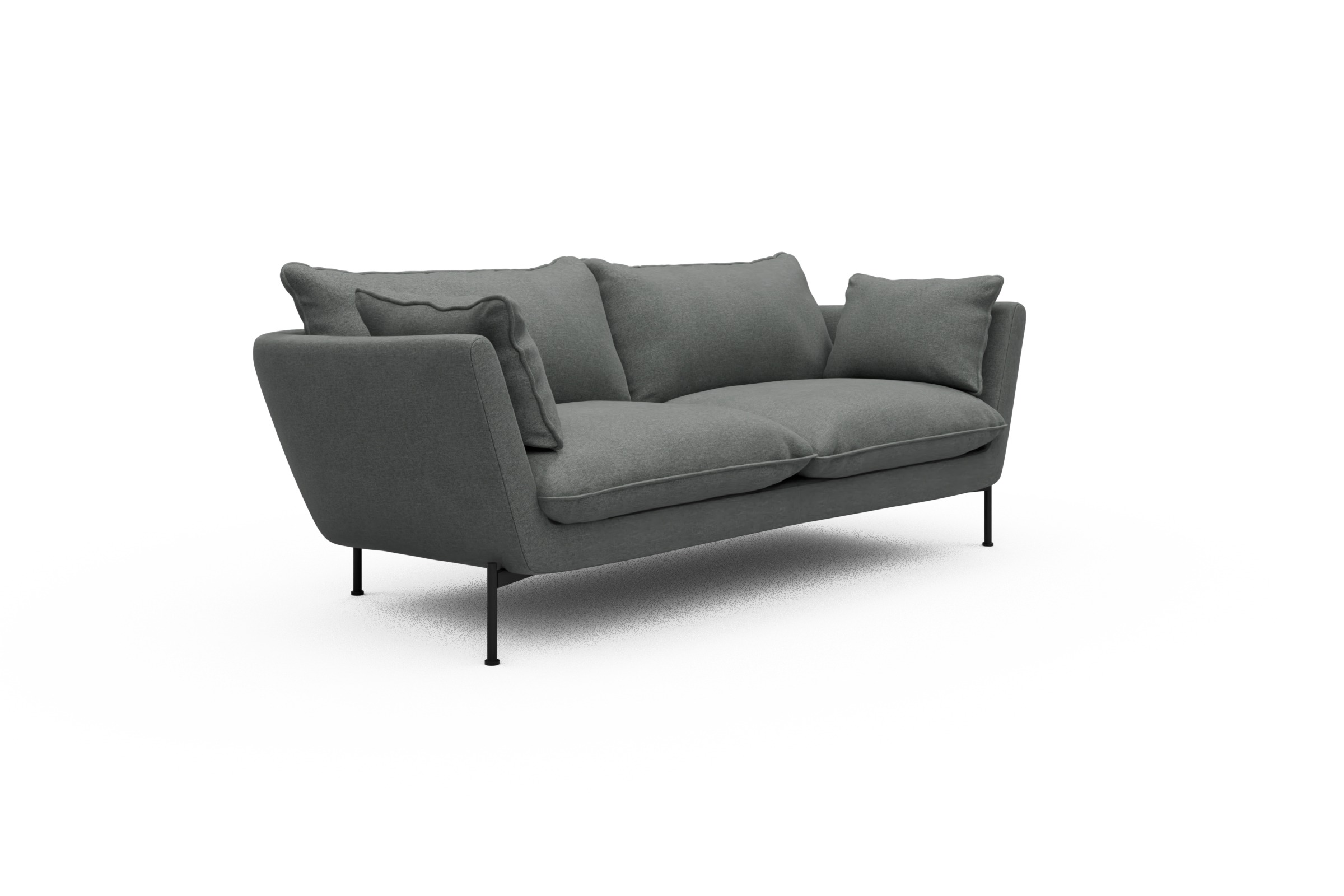 Sofa Anton PREMIUM 2-Sitzer Satya-Steel