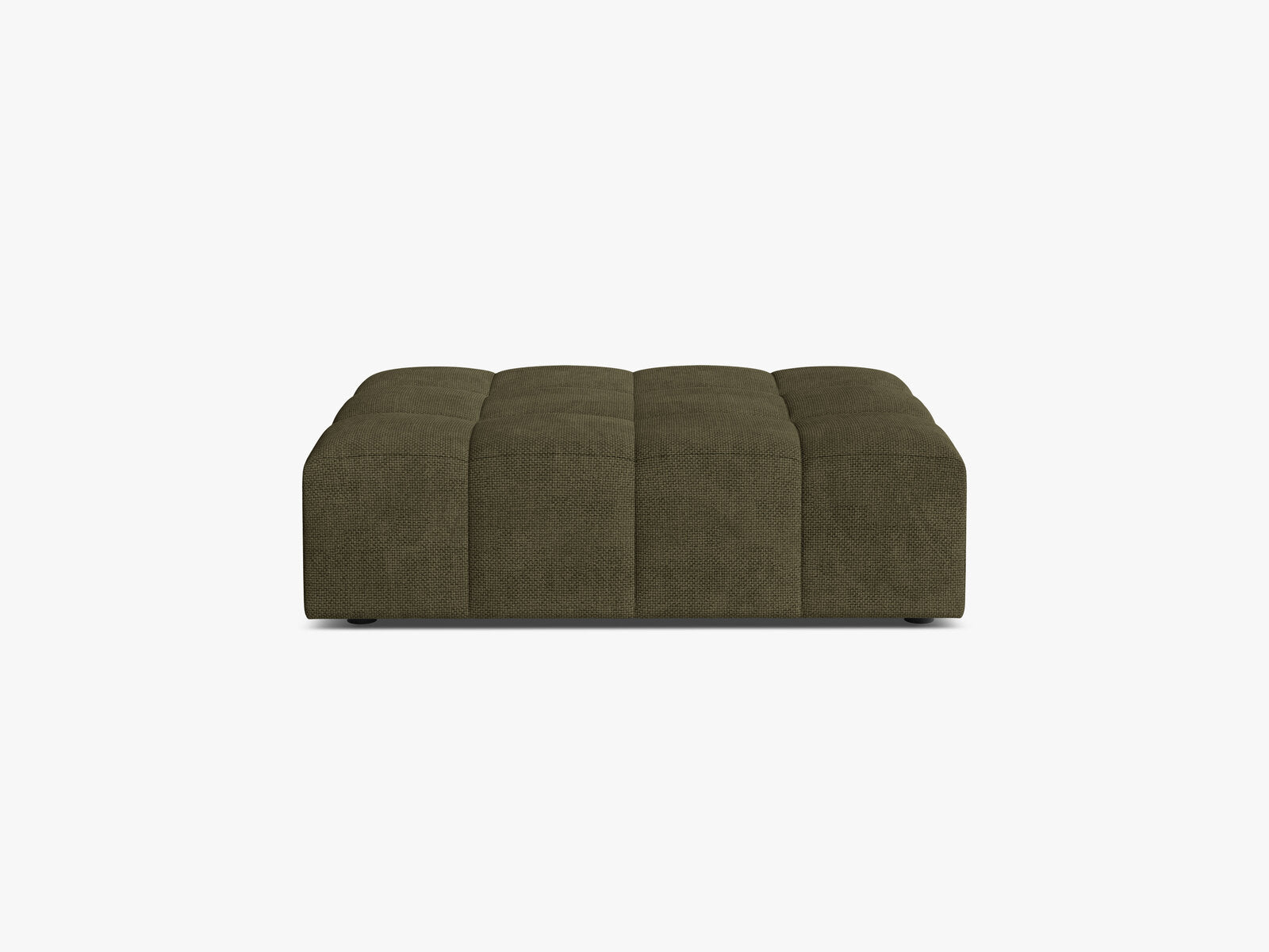 Micadoni Hocker Jennifer 1-Sitzer Chenille Eden Grün