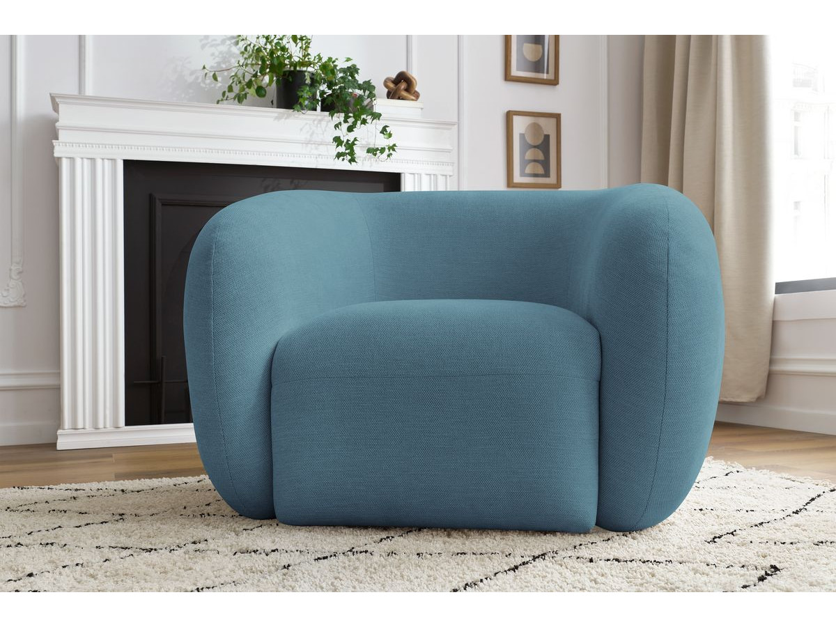 Bobochic Celine Sessel Stoff Hellblau