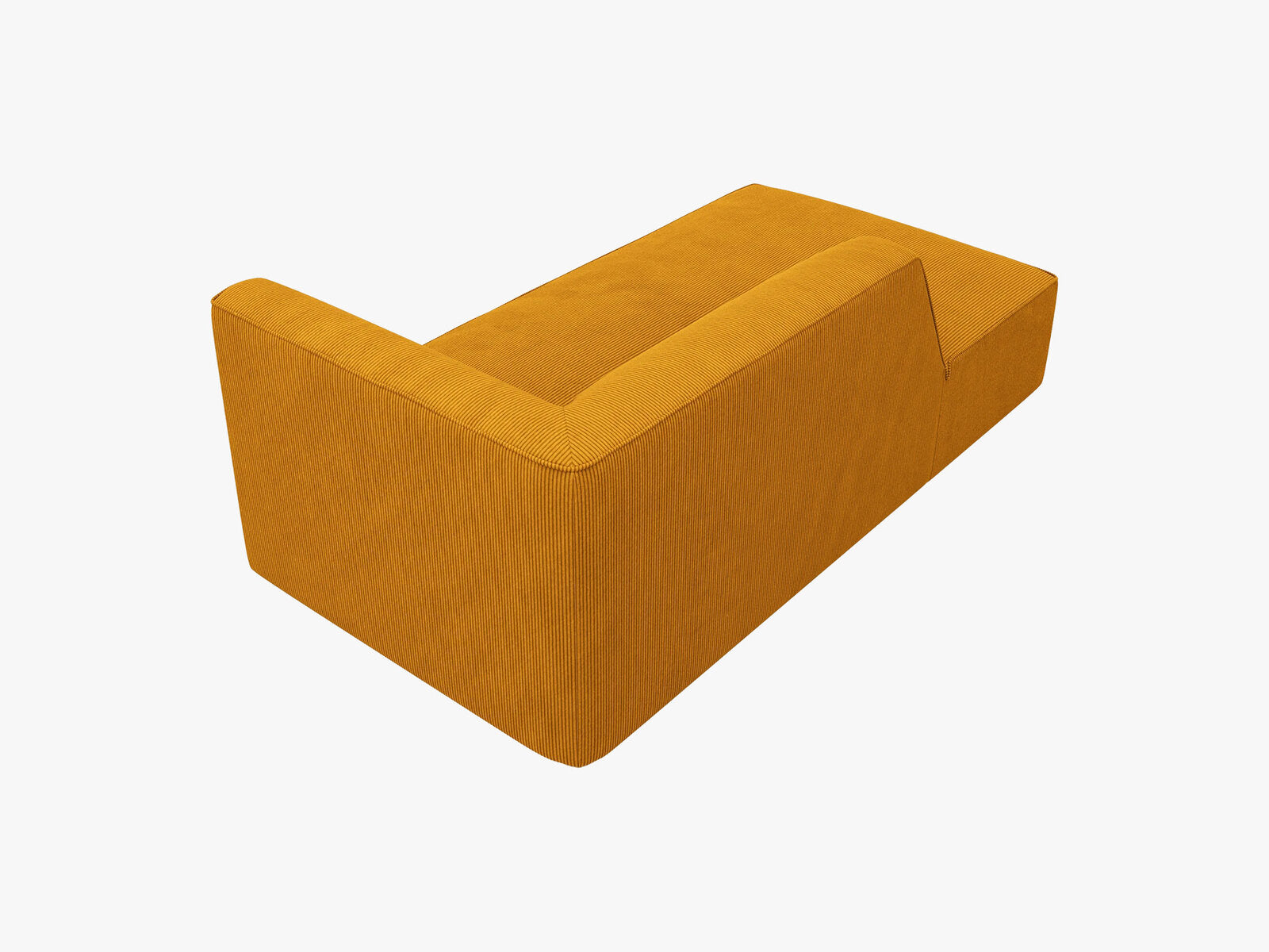 Micadoni Recamiere Ruby 1-Sitzer Links Kord Scala Gelb