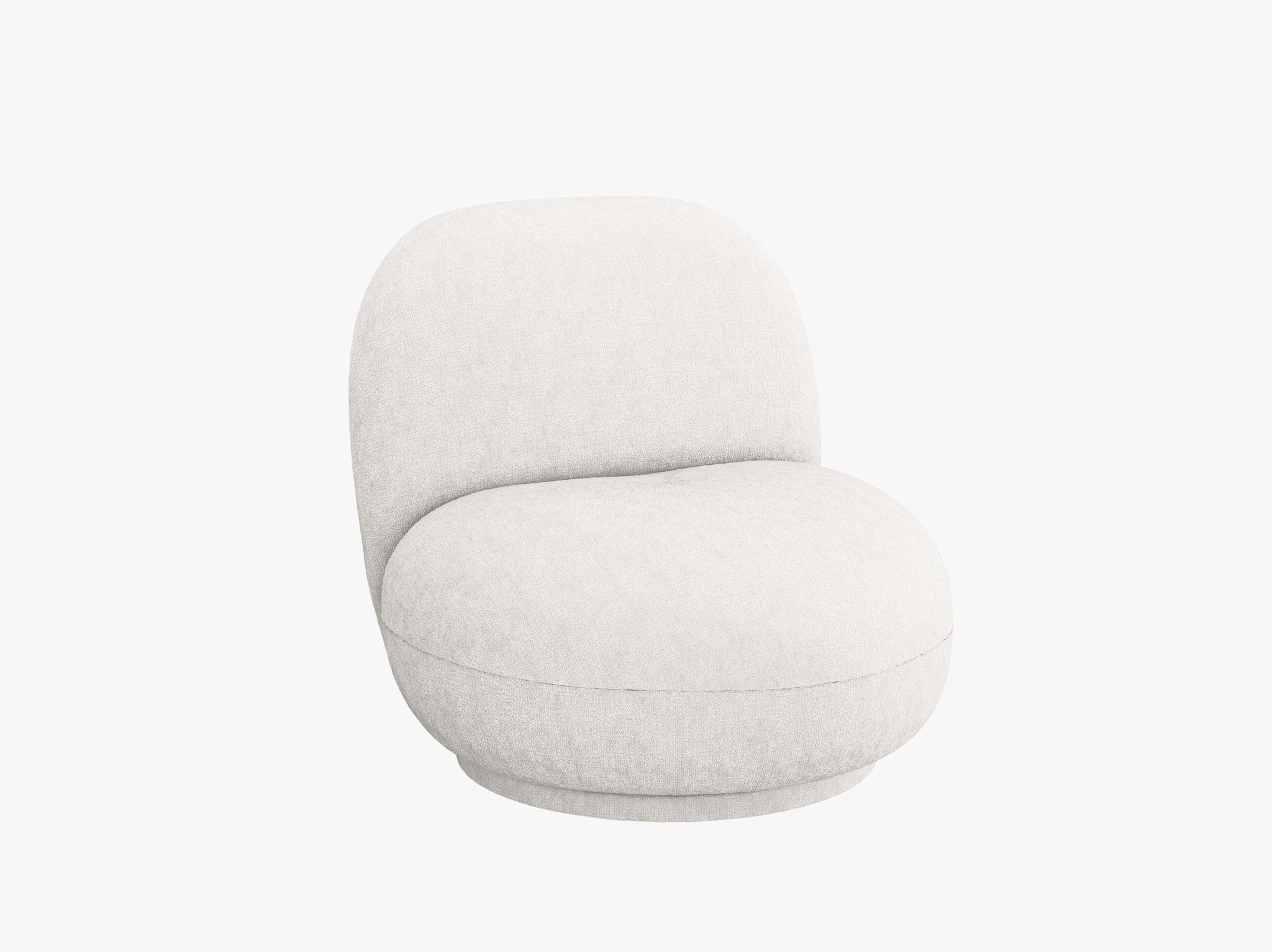 Micadoni Drehbarer Sessel Chuck Chenille Hellbeige