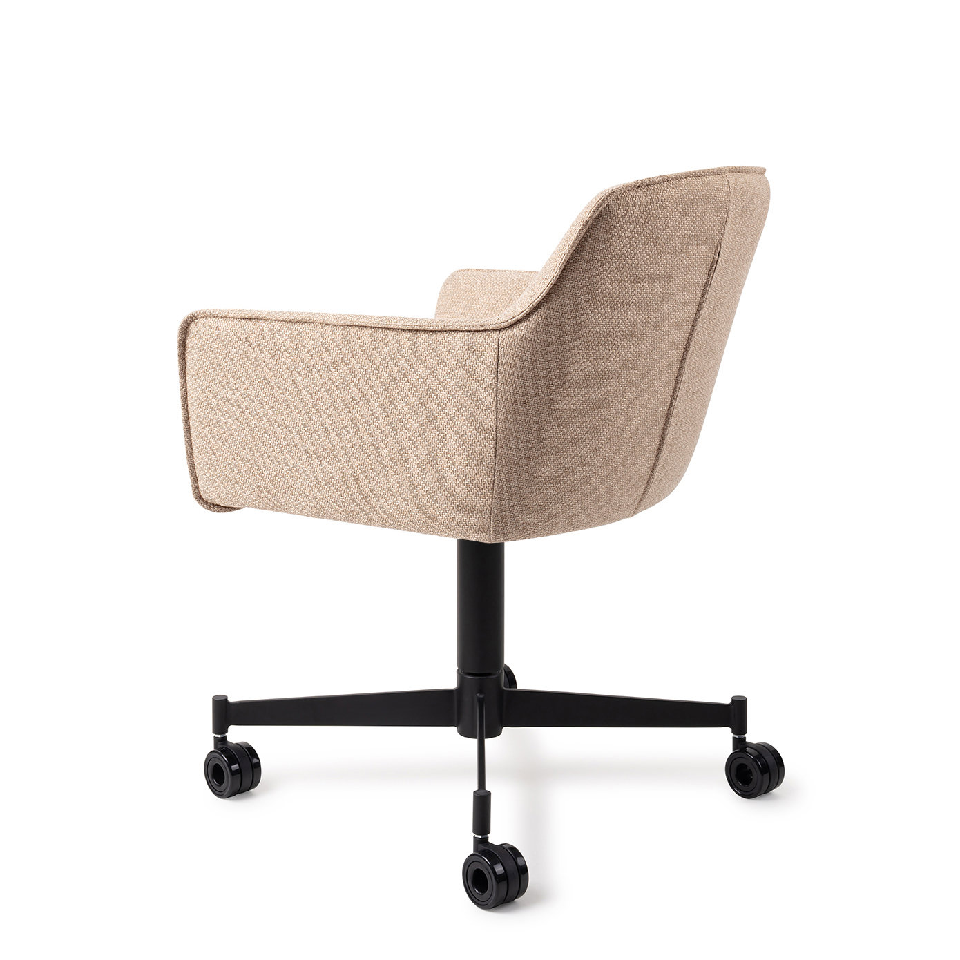Jesper Home Esszimmerstuhl Hofu Wild Walnut Caster Schwarz