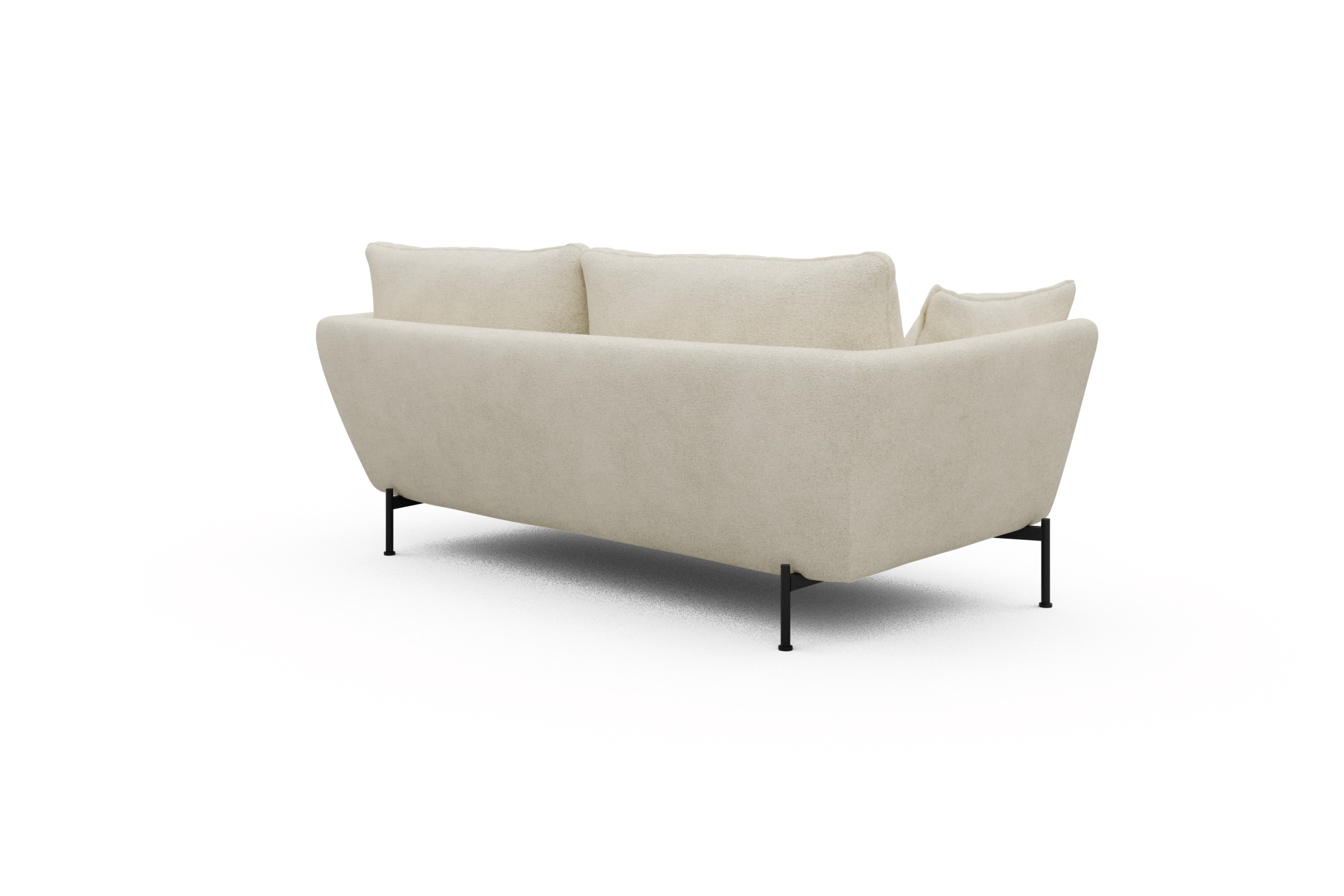 Sofa Anton 2-Sitzer Boucle-Off-White