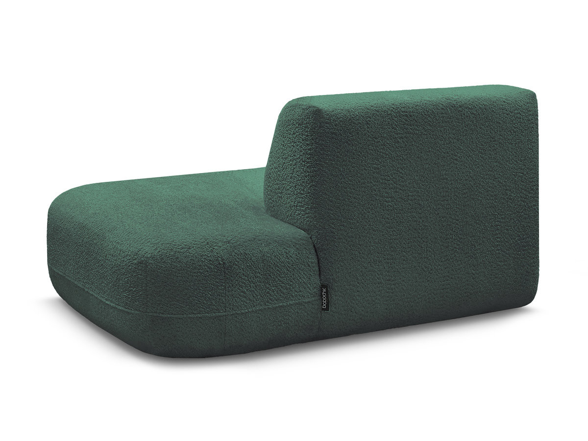 Bobochic Anda Sofamodul 2-Sitzer Chenille Dunkelgrün Ecke rechts