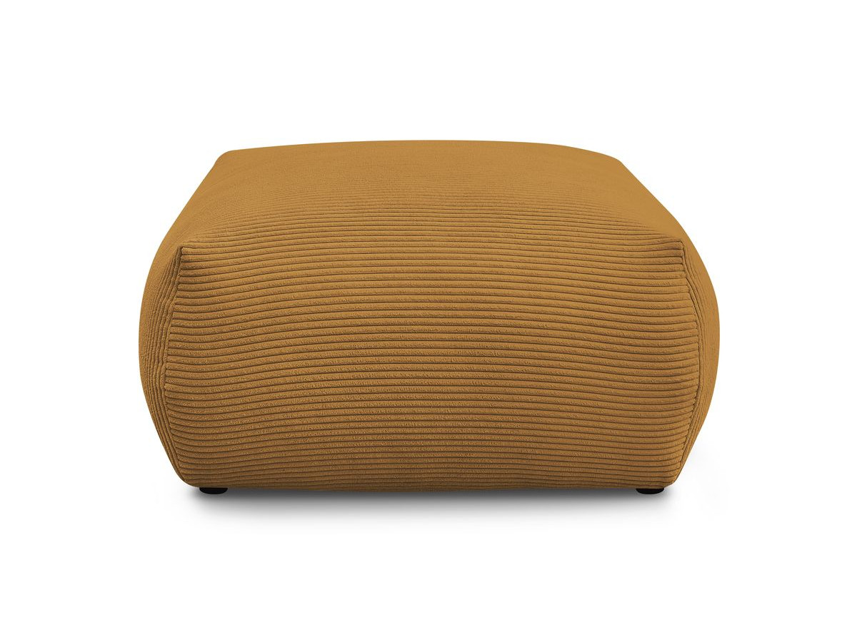 Bobochic Voltaire Pouf 106 × 90 cm Cordsamt Gelb