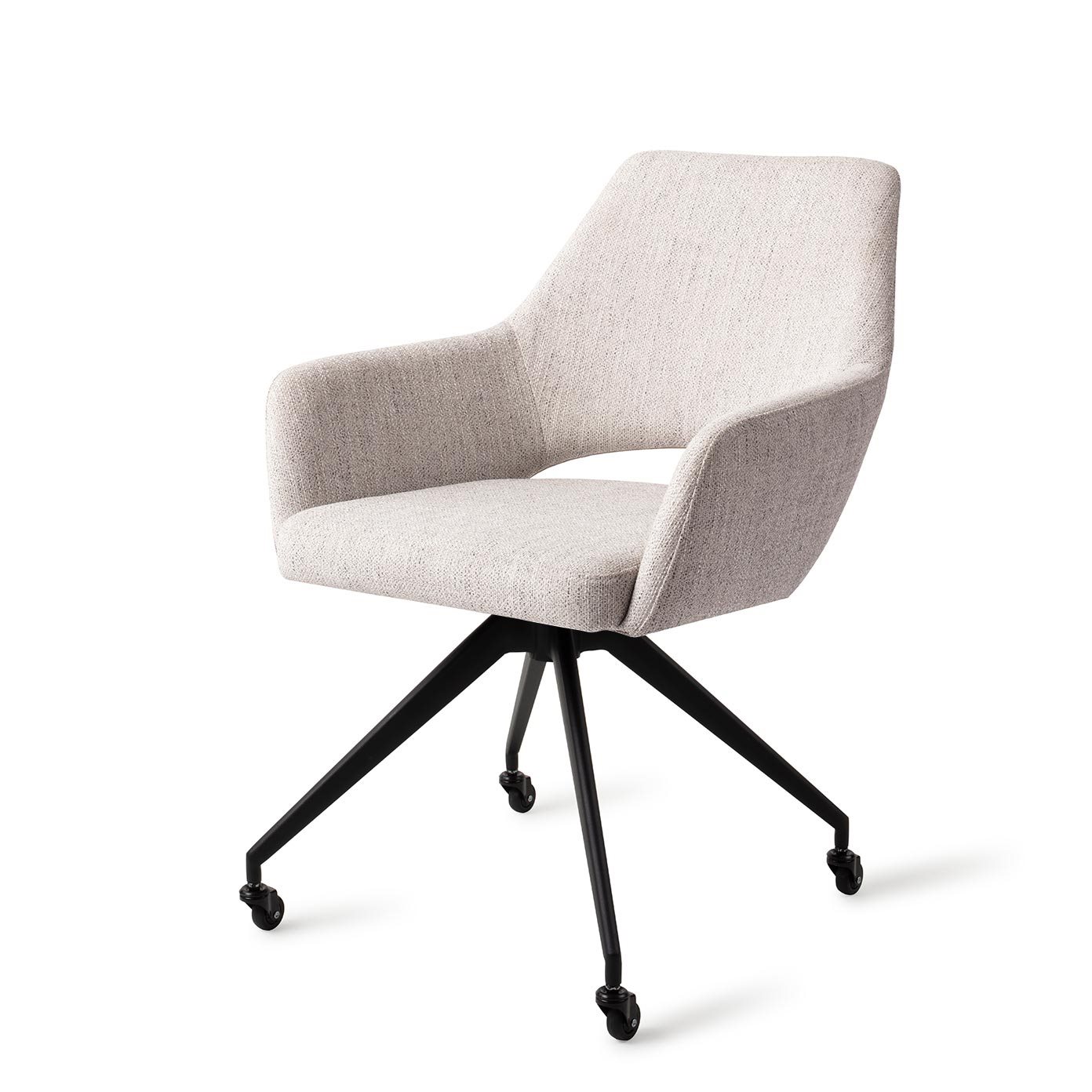 Jesper Home Esszimmerstuhl Yanai Pigeon Glide Schwarz