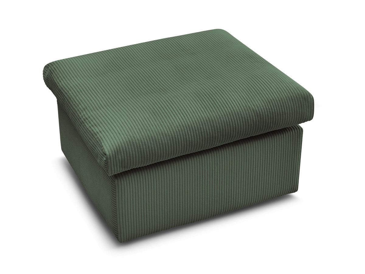 Bobochic Enore Pouf Cordsamt Dunkelgrün