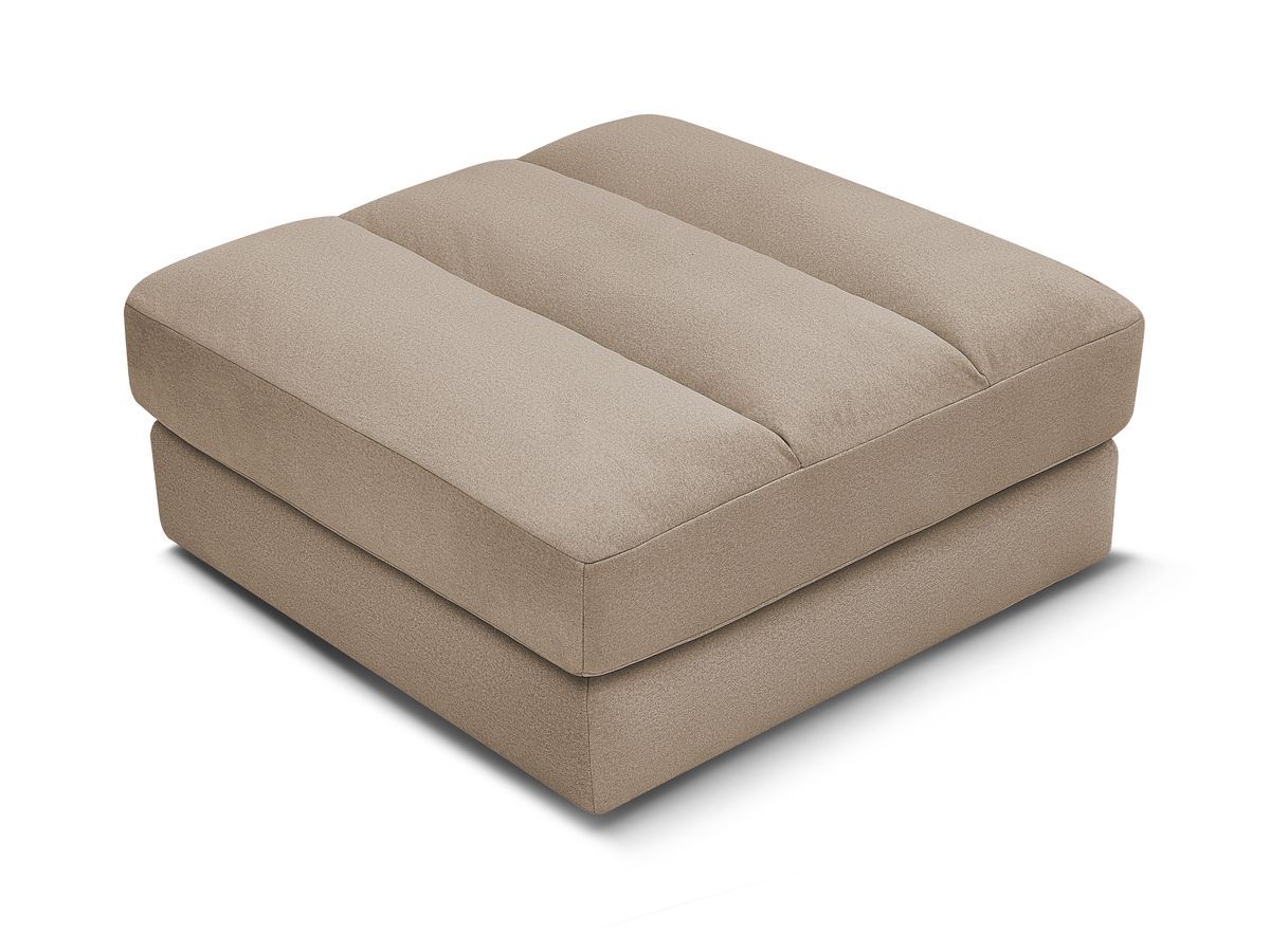Bobochic Sierra Pouf Samt Taupe