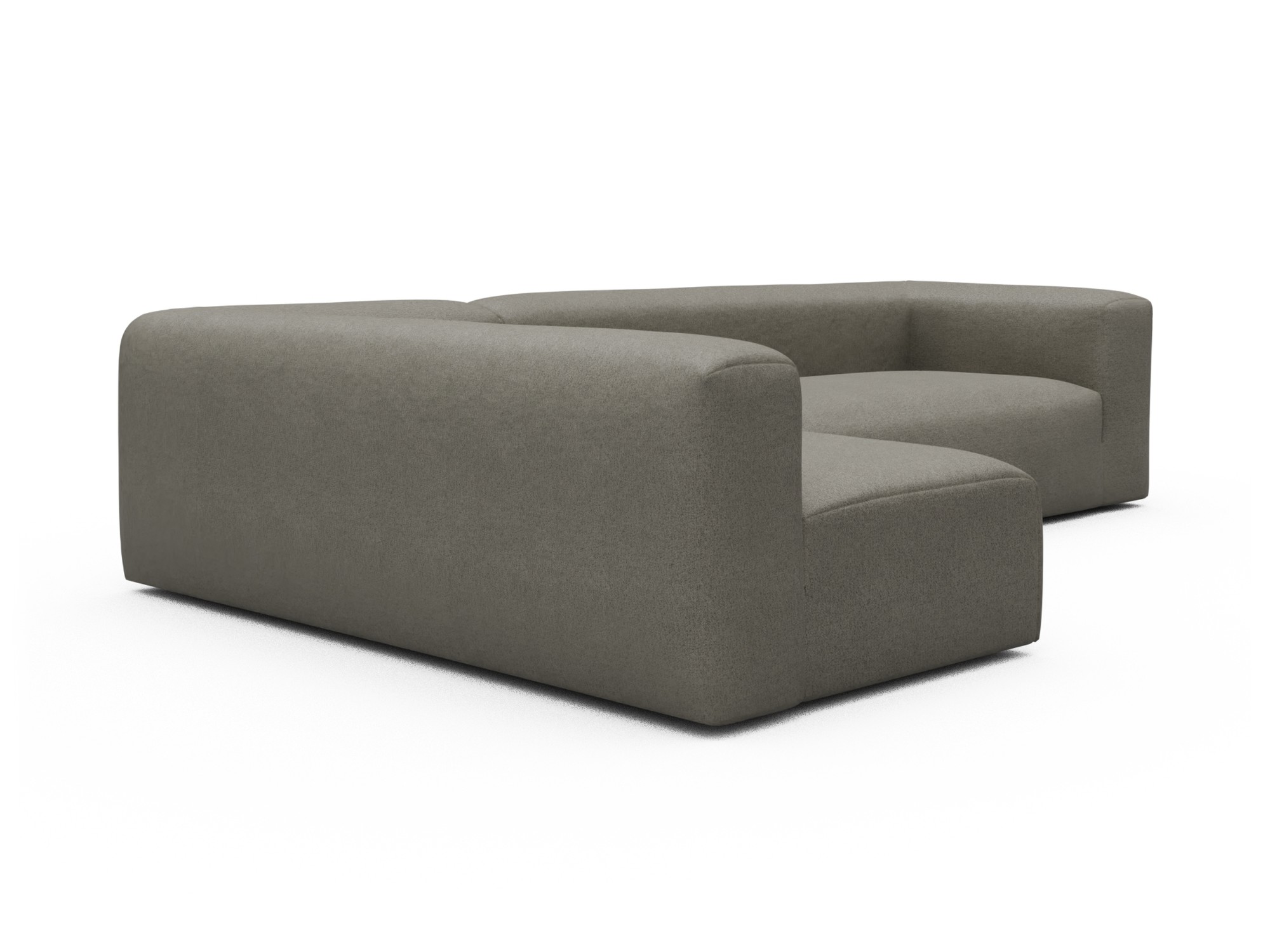 Skandi Home Ecksofa Fred 2x 2,5-Sitzer links offen Denari-Warm-Grey moebelfaktor