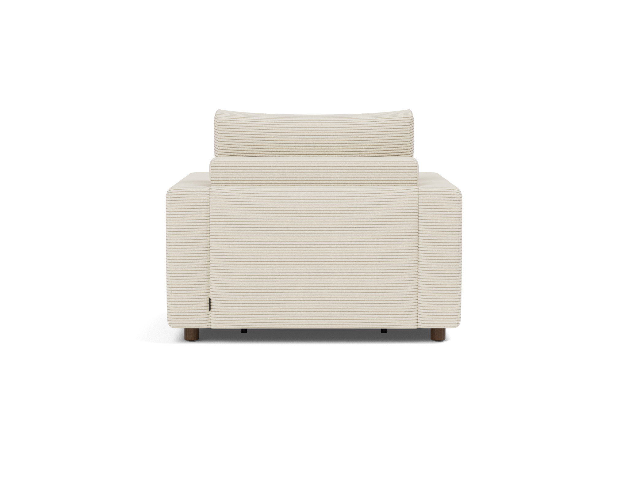 Schlafsessel Neah mit Standard-Armlehnen Kord Corduroy 594-Ivory