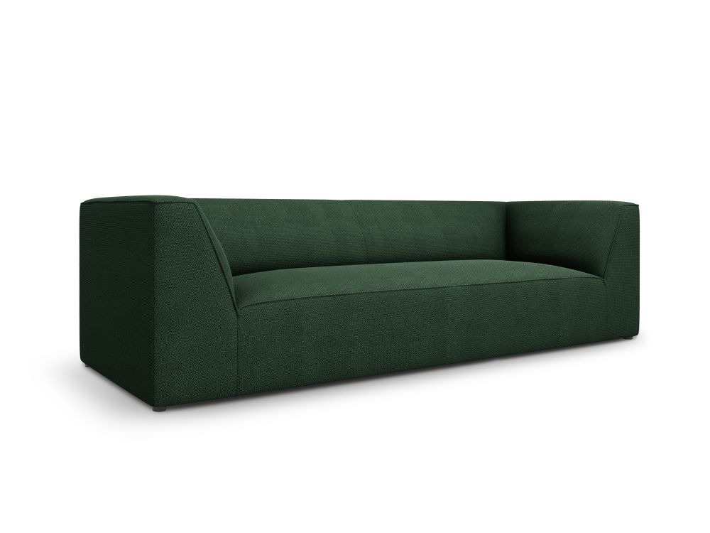Cosmopolitan Design Sofa Siena 3-Sitzer Strukturierter Stoff Ottawa Grün