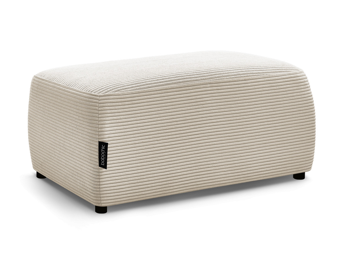 Bobochic Atilla Pouf Cordsamt Beige