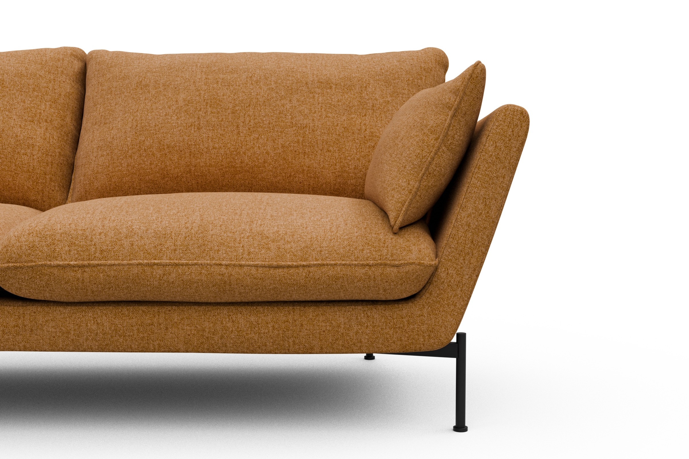 Sofa Anton 3-Sitzer Casone-Warm-Yellow