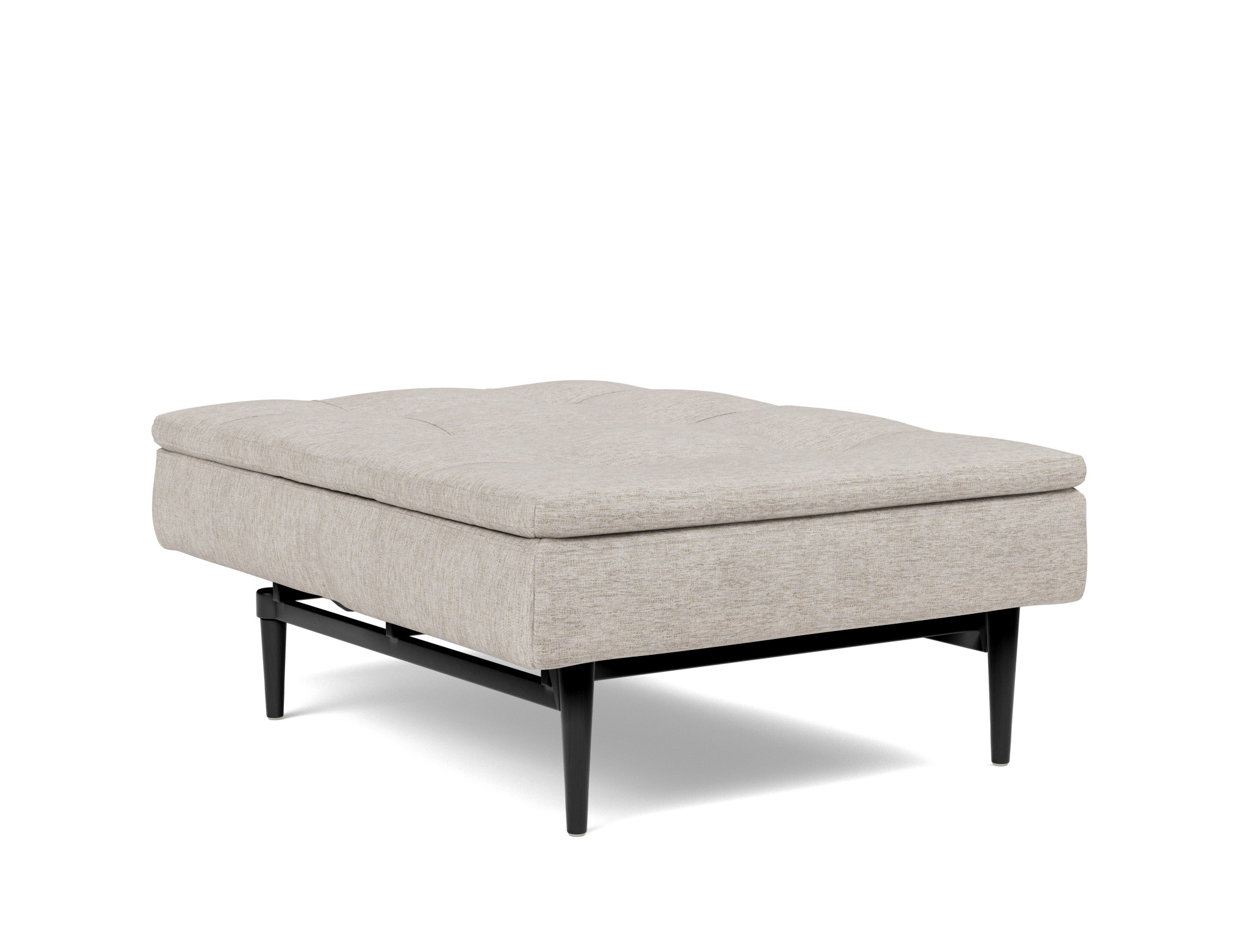 Sessel Dublexo Chenille Yuveno 471-Sand Beine Styletto Eiche schwarz