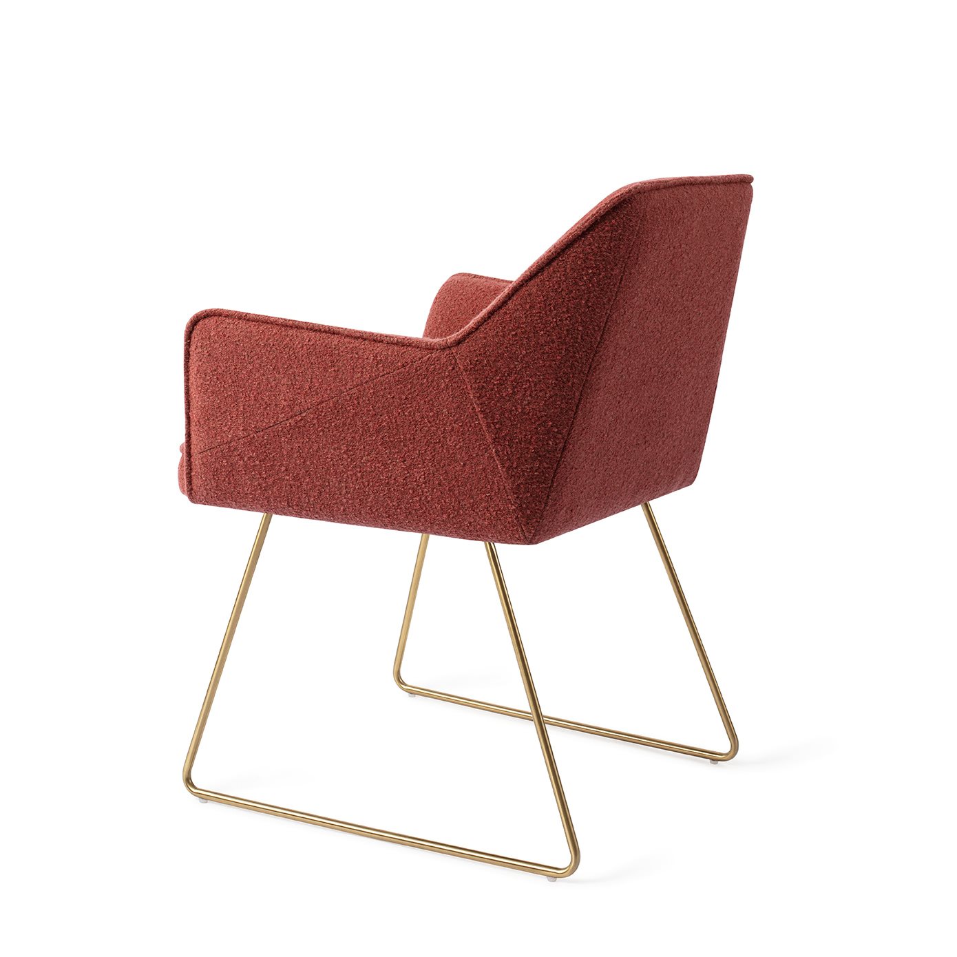 Jesper Home Esszimmerstuhl Tome Shabby-Saffron Slide Gold