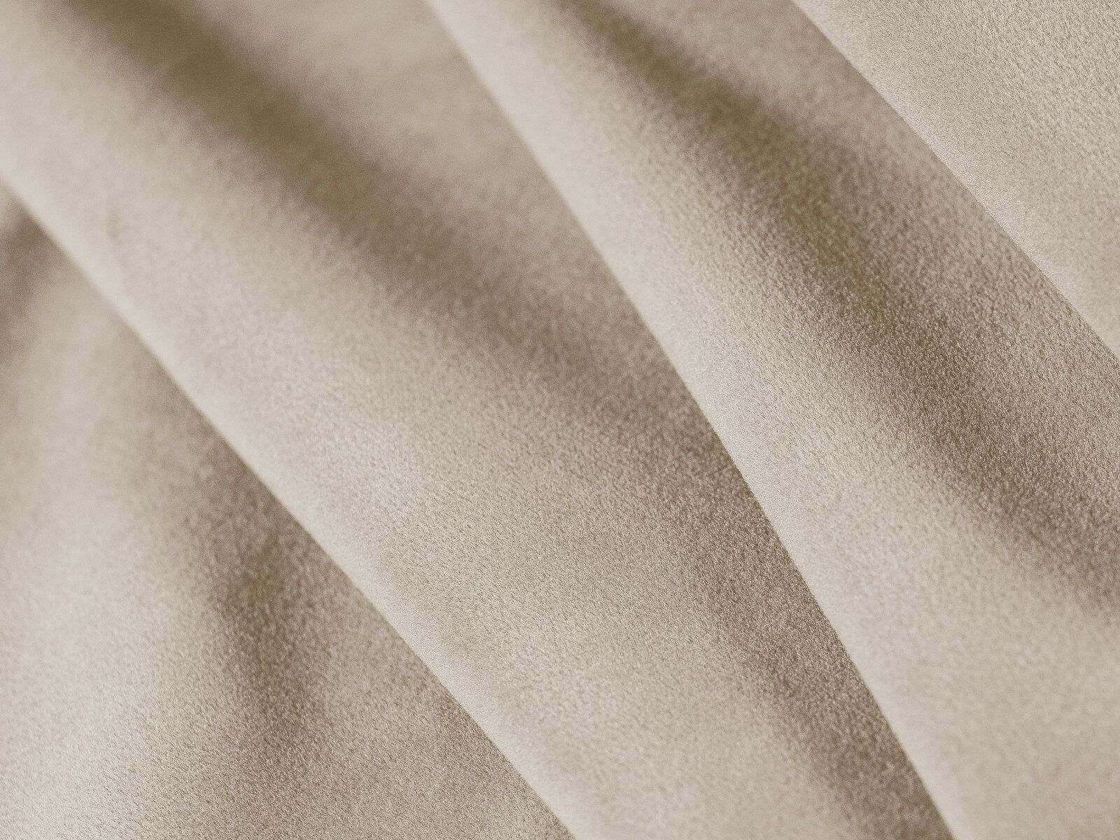 Micadoni Schlaf-Ecksofa Jodie 3-Sitzer Links Samt Dunkelbeige