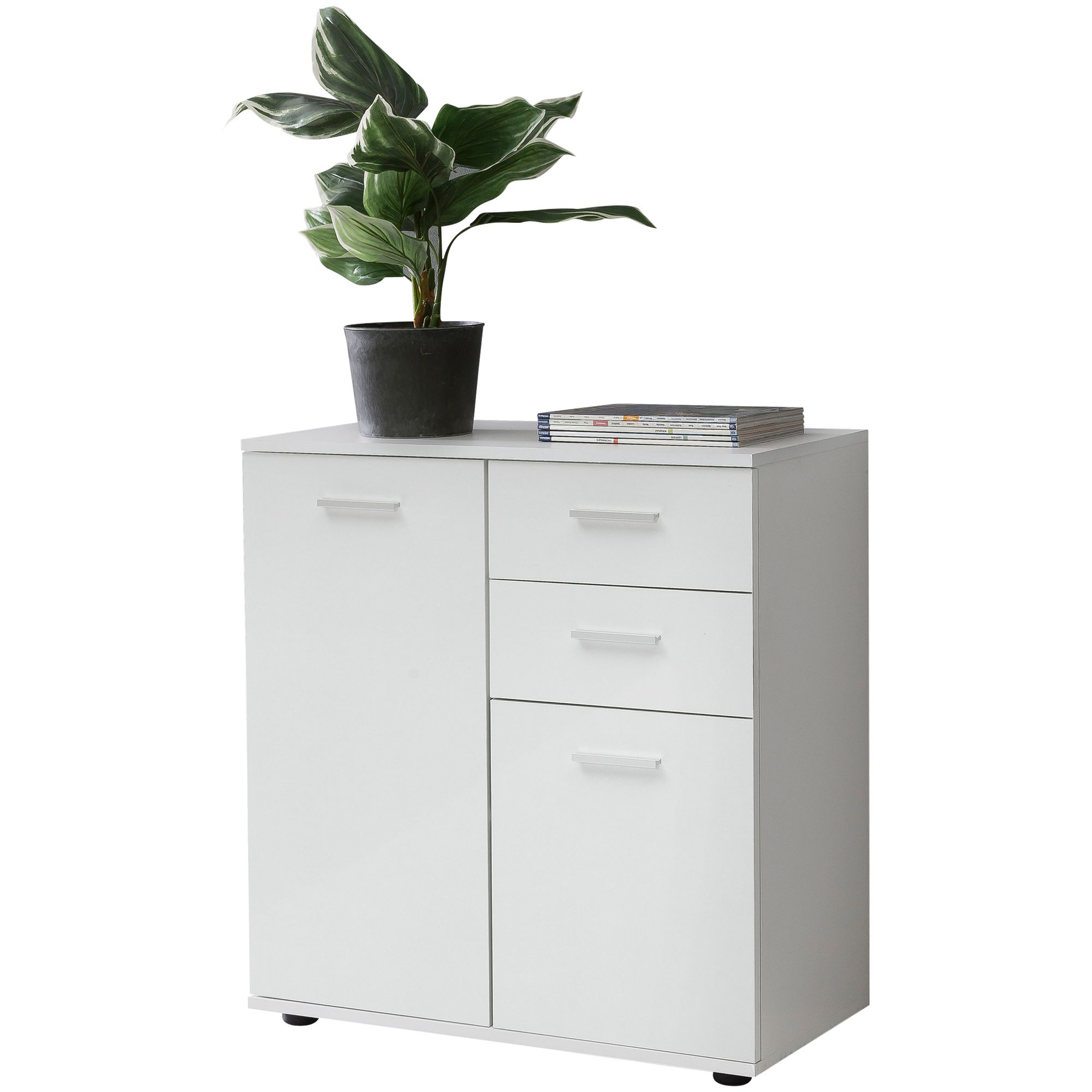 Kommode Torekov Weiß 71 × 35,5 × 78 cm