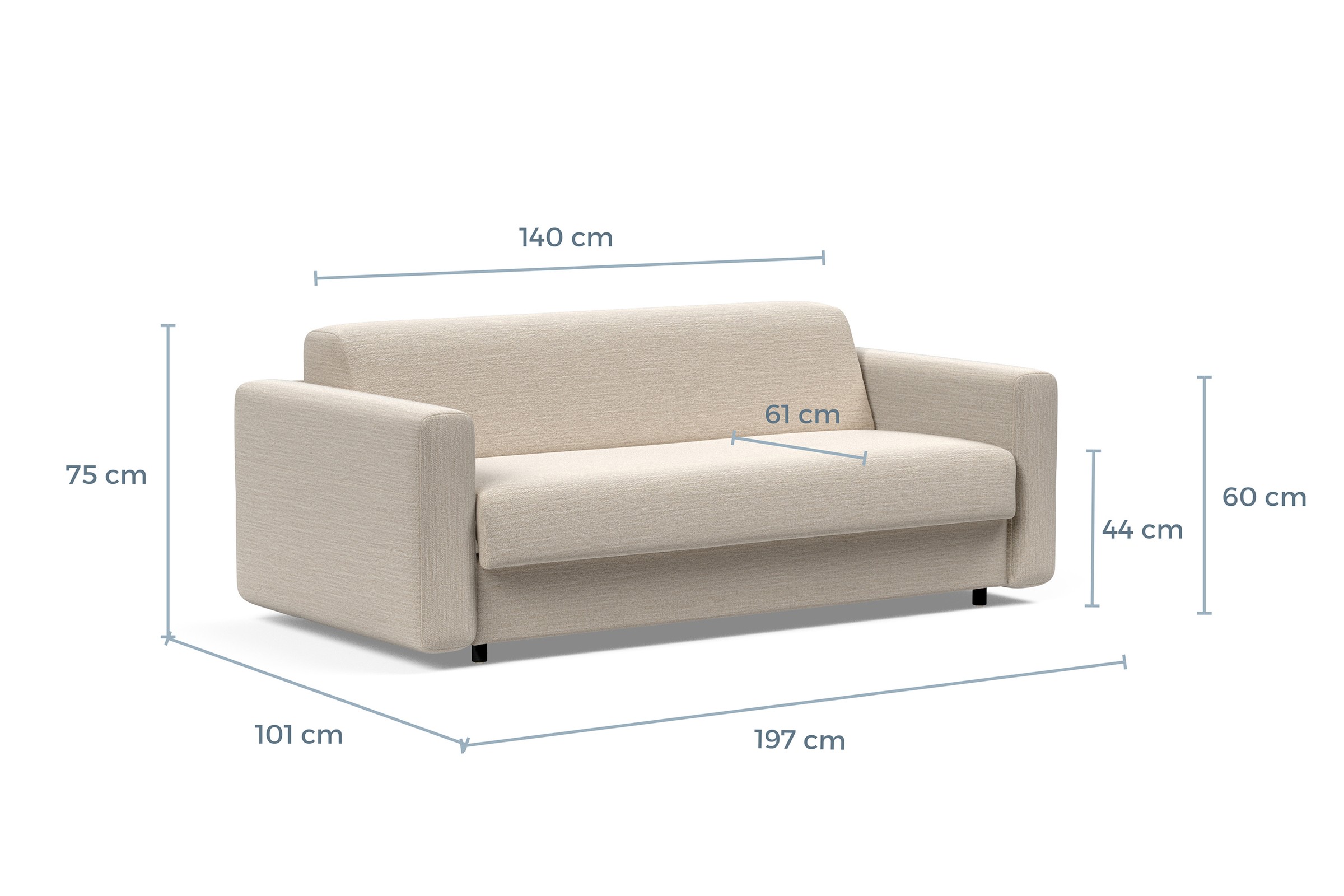 Schlafsofa Killian mit Memory-Matratze