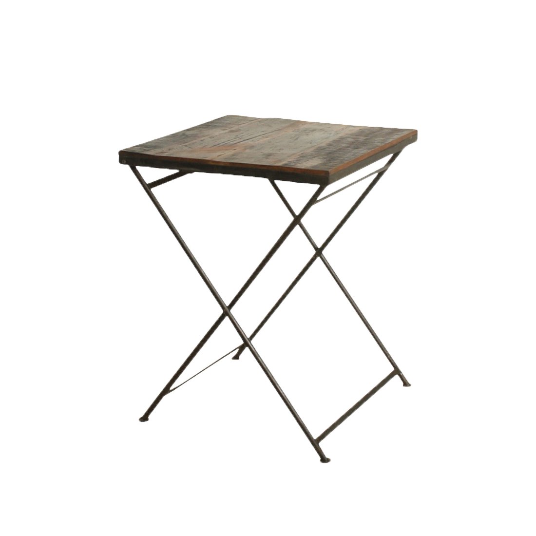 Raw Materials Klapptisch Factory Recyclingholz 76cm