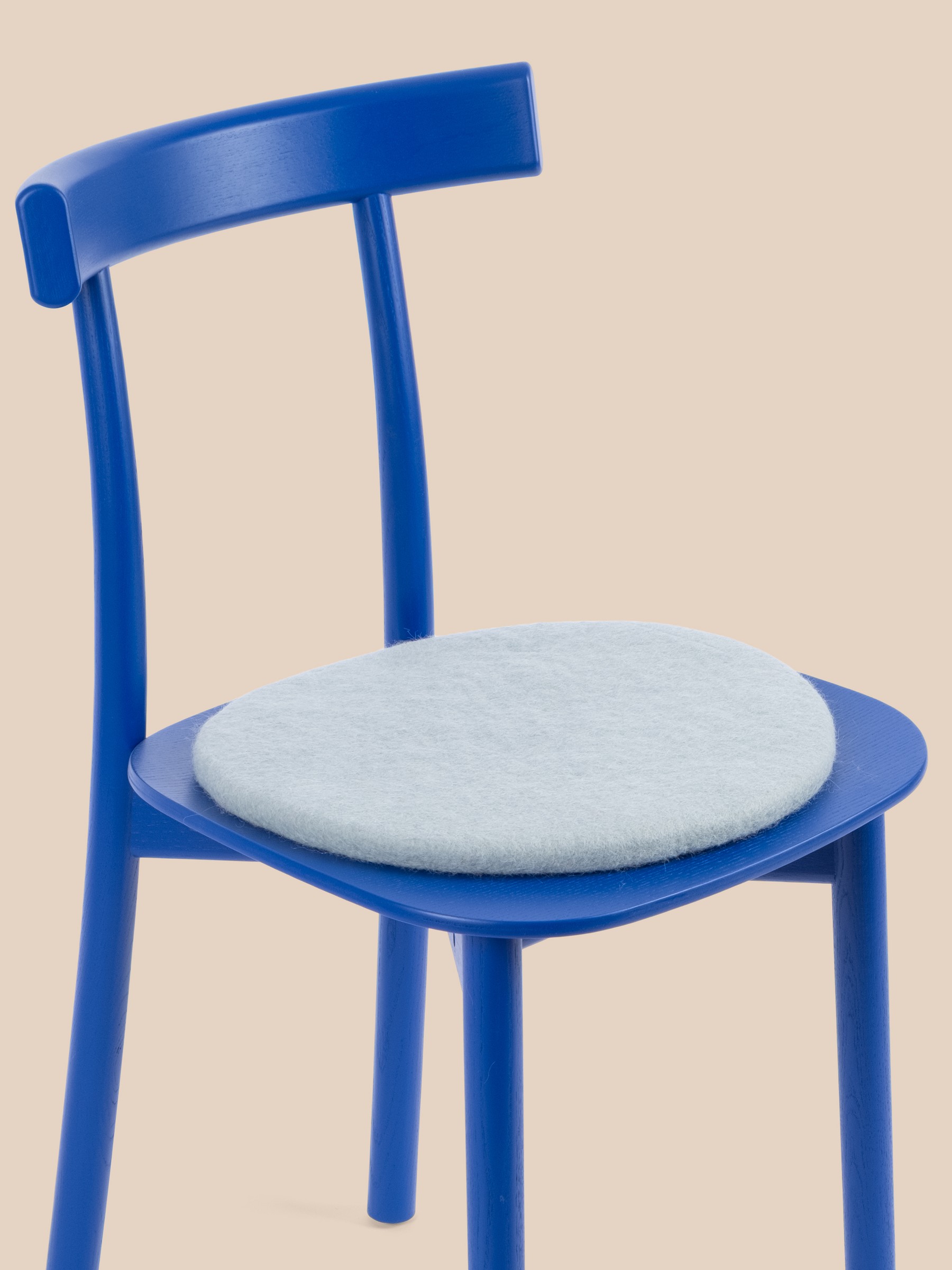 myfelt Liv Filz-Sitzauflage Hellblau Ø 36 cm