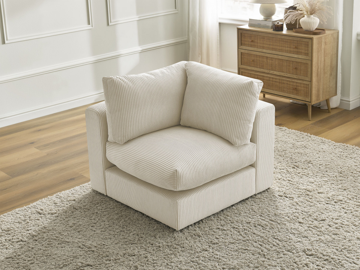 Bobochic Paris Eckmodul Cordsamt Beige