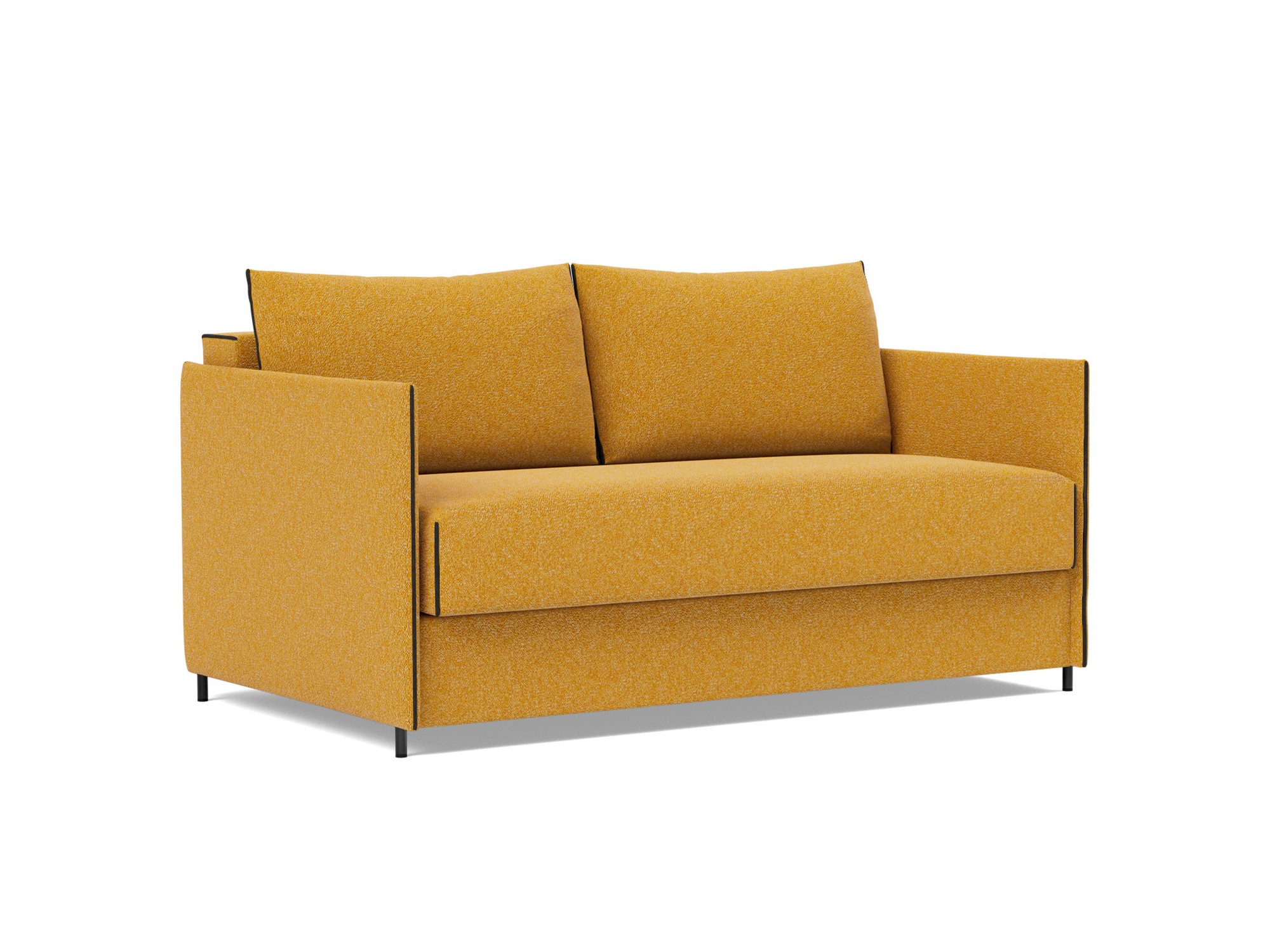 Schlafsofa Luoma Boucle Skandi 536-Ochre