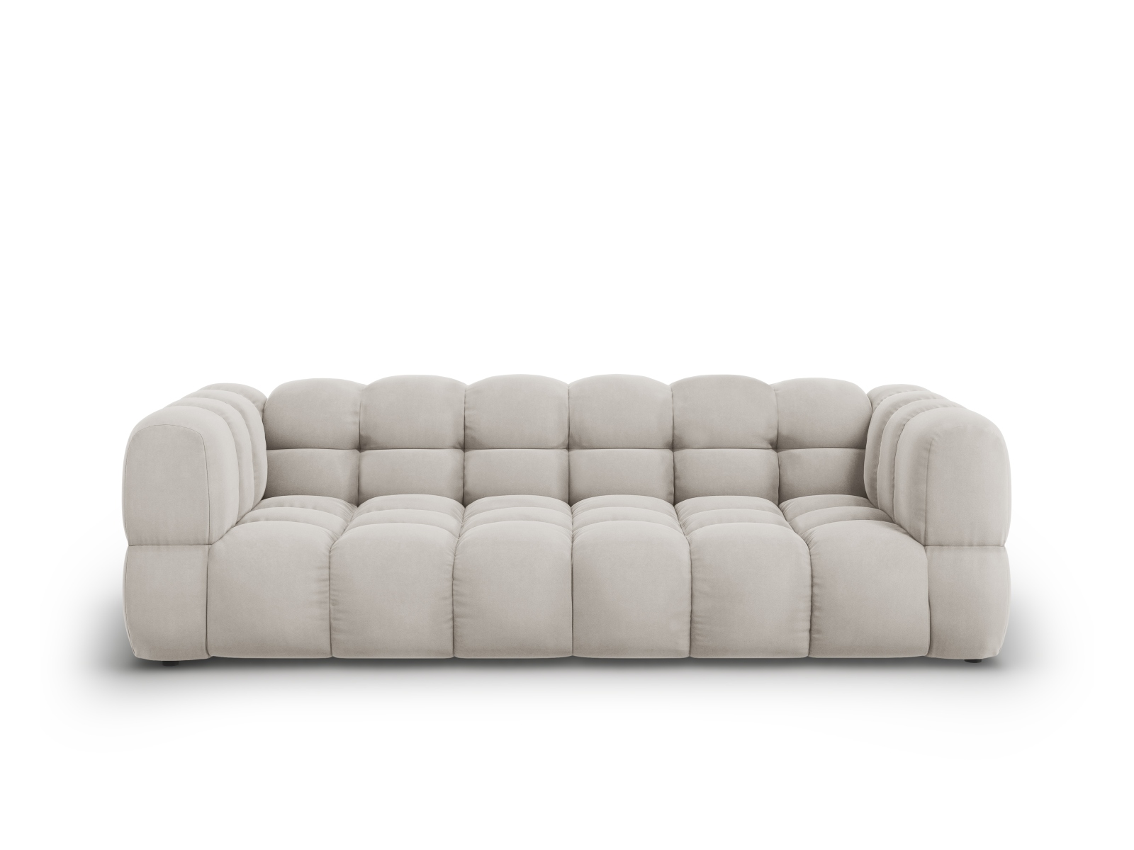 Cosmopolitan Design Sofa Sky 4-Sitzer Samt Casino Helles Beige