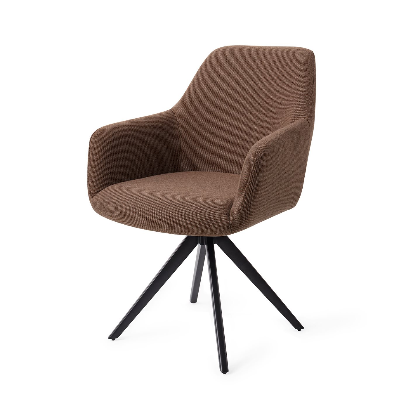 Jesper Home Esszimmerstuhl Hiroo Rustic-Rye Turn Schwarz