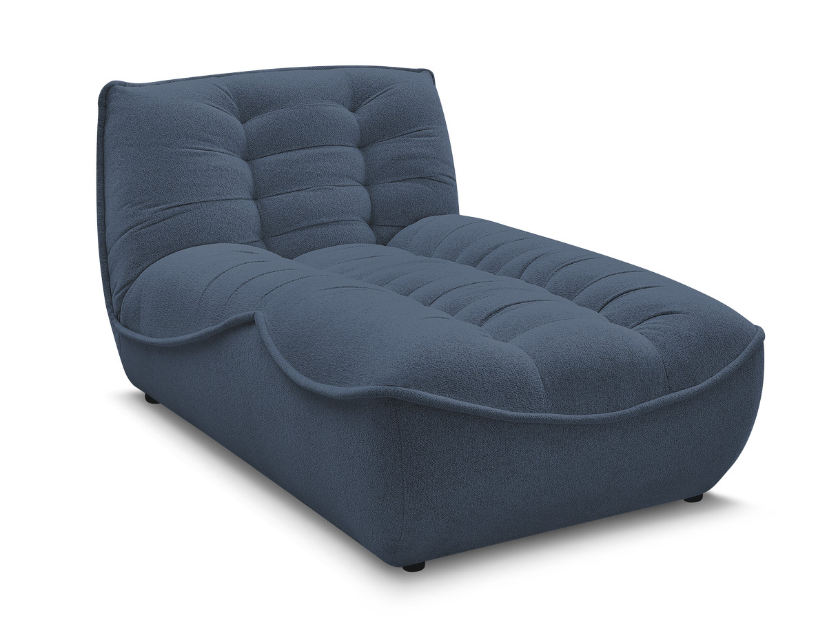 Bobochic Serena Méridienne-Modul Melange-Stoff Blau