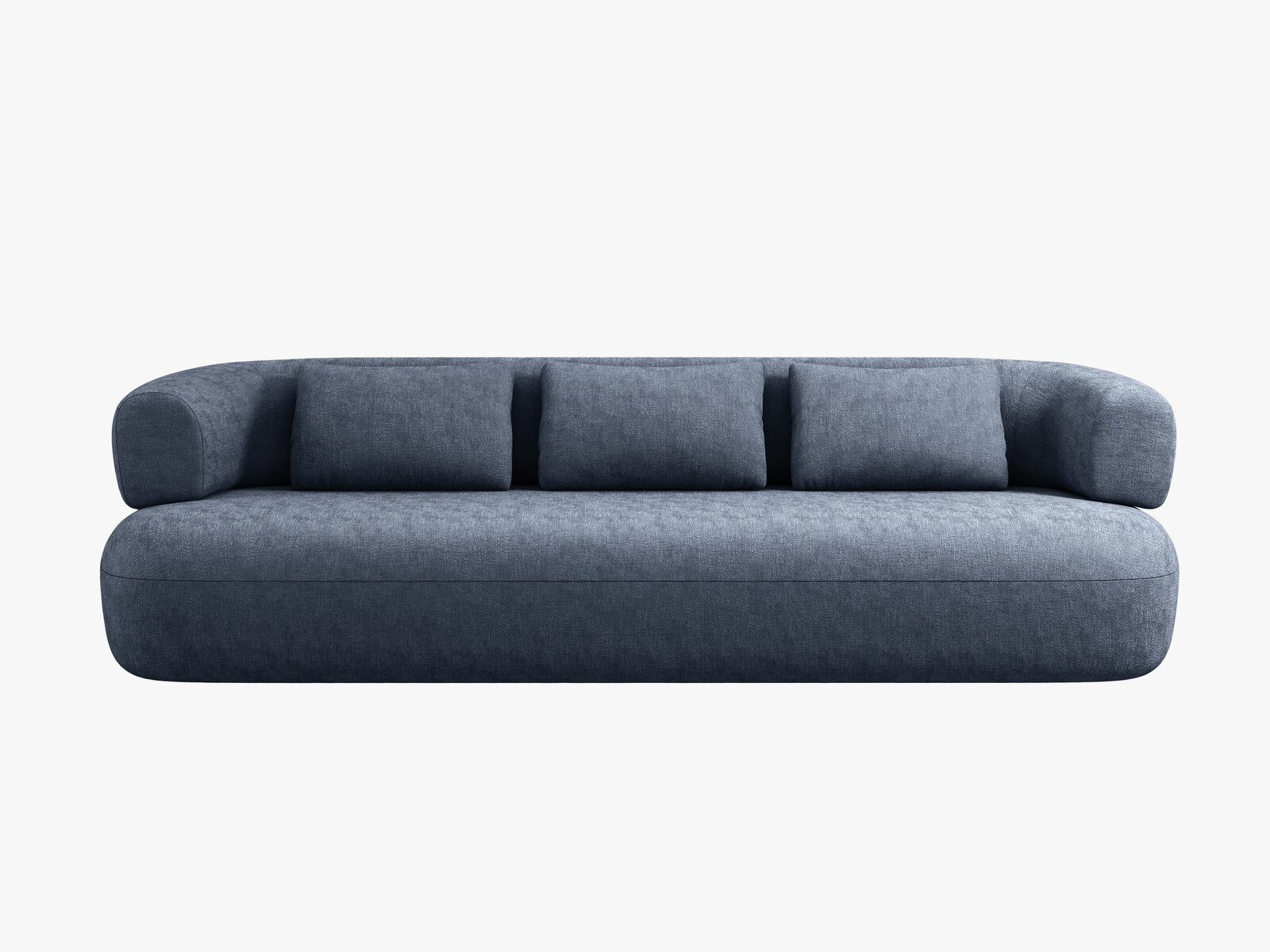 Micadoni Sofa Jenny 4-Sitzer Chenille Perfect Harmony Dunkelblau