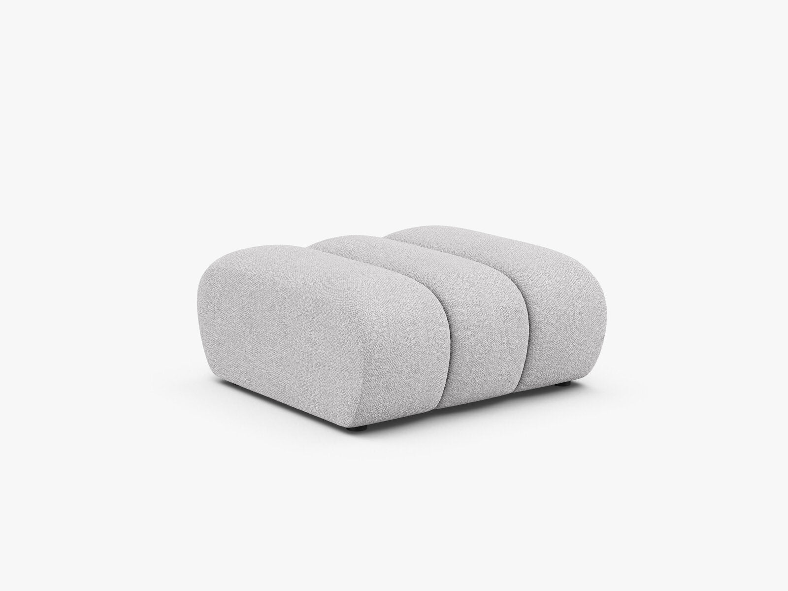 Micadoni Hocker Lupine Boucle Baloo Hellgrau